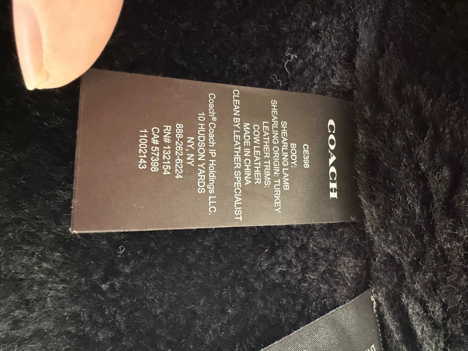 Coach COACH Black Shearling Pilot Jacket Size S / US 4 / IT 40 - 4 Thumbnail