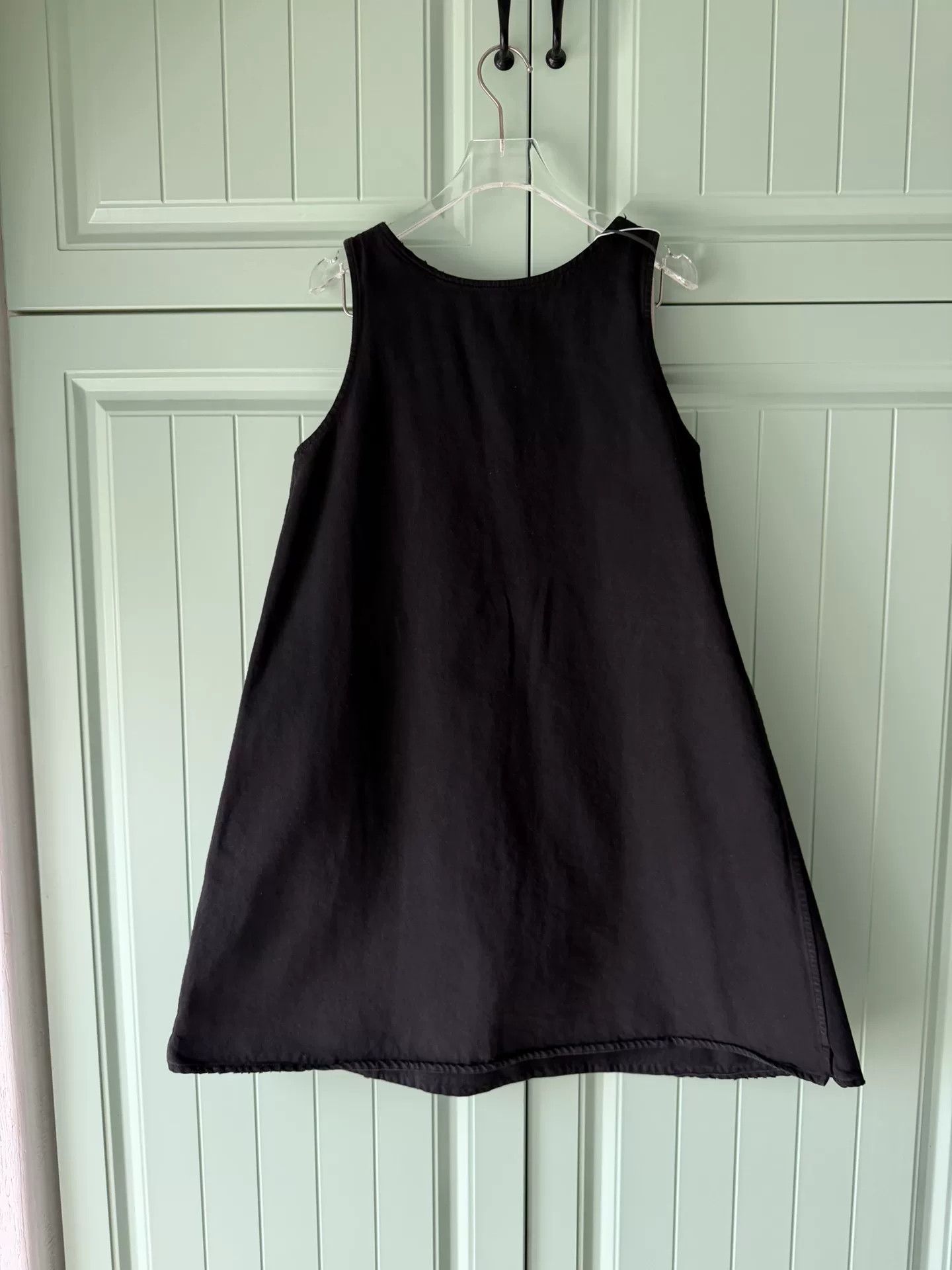 Prada Prada Black Denim Camisole Dress Size S / US 4 / IT 40 - 2 Thumbnail