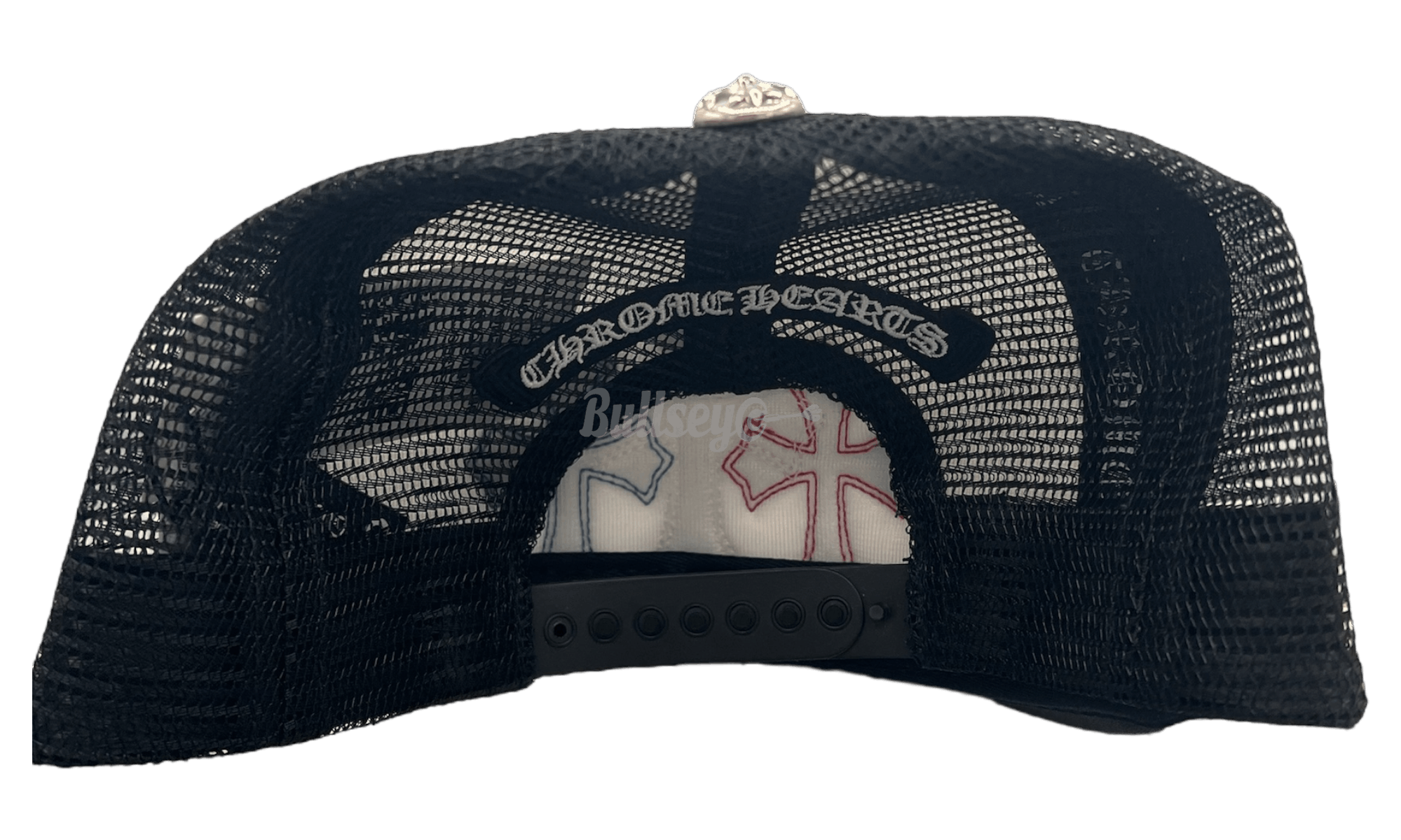 Chrome Hearts Triple Cross Red/White/Blue Trucker Hat Size ONE SIZE - 2 Thumbnail