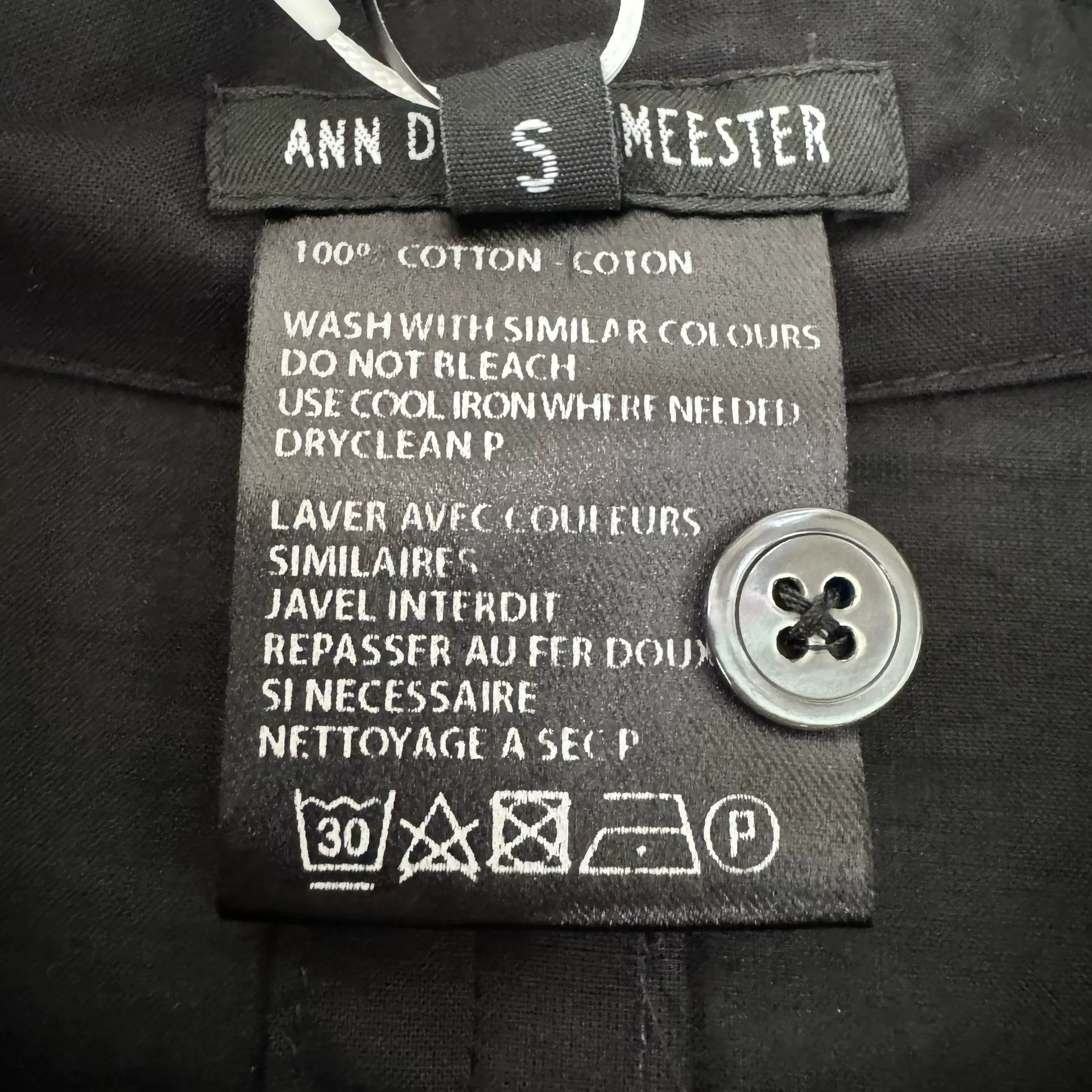 Ann Demeulemeester Ann Demeulemeester Black Ruched Sleeve Shirt Size S / US 4 / IT 40 - 4 Thumbnail