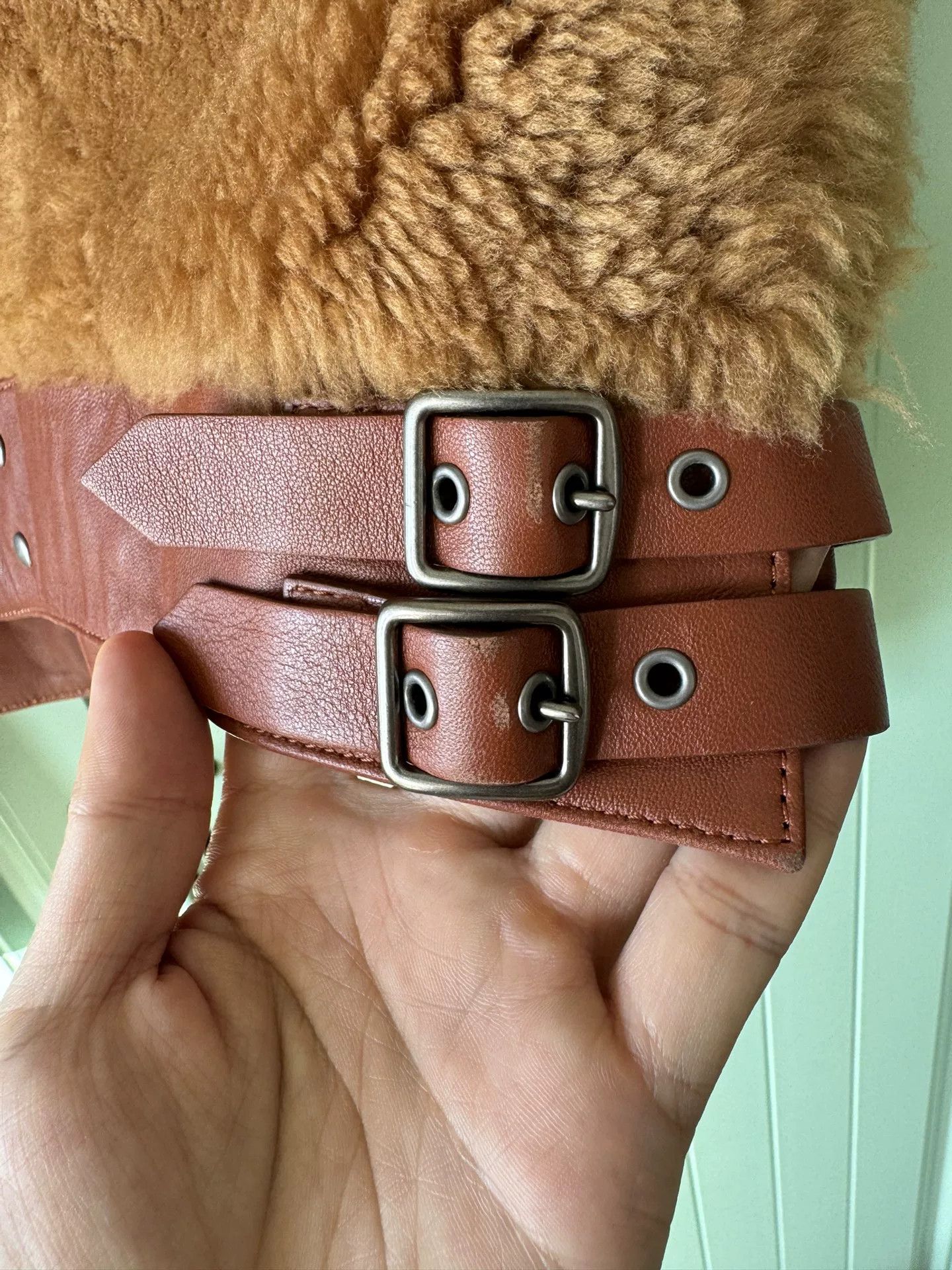 Coach COACH Short Fur Leather Coat Size XL / US 12-14 / IT 48-50 - 8 Thumbnail