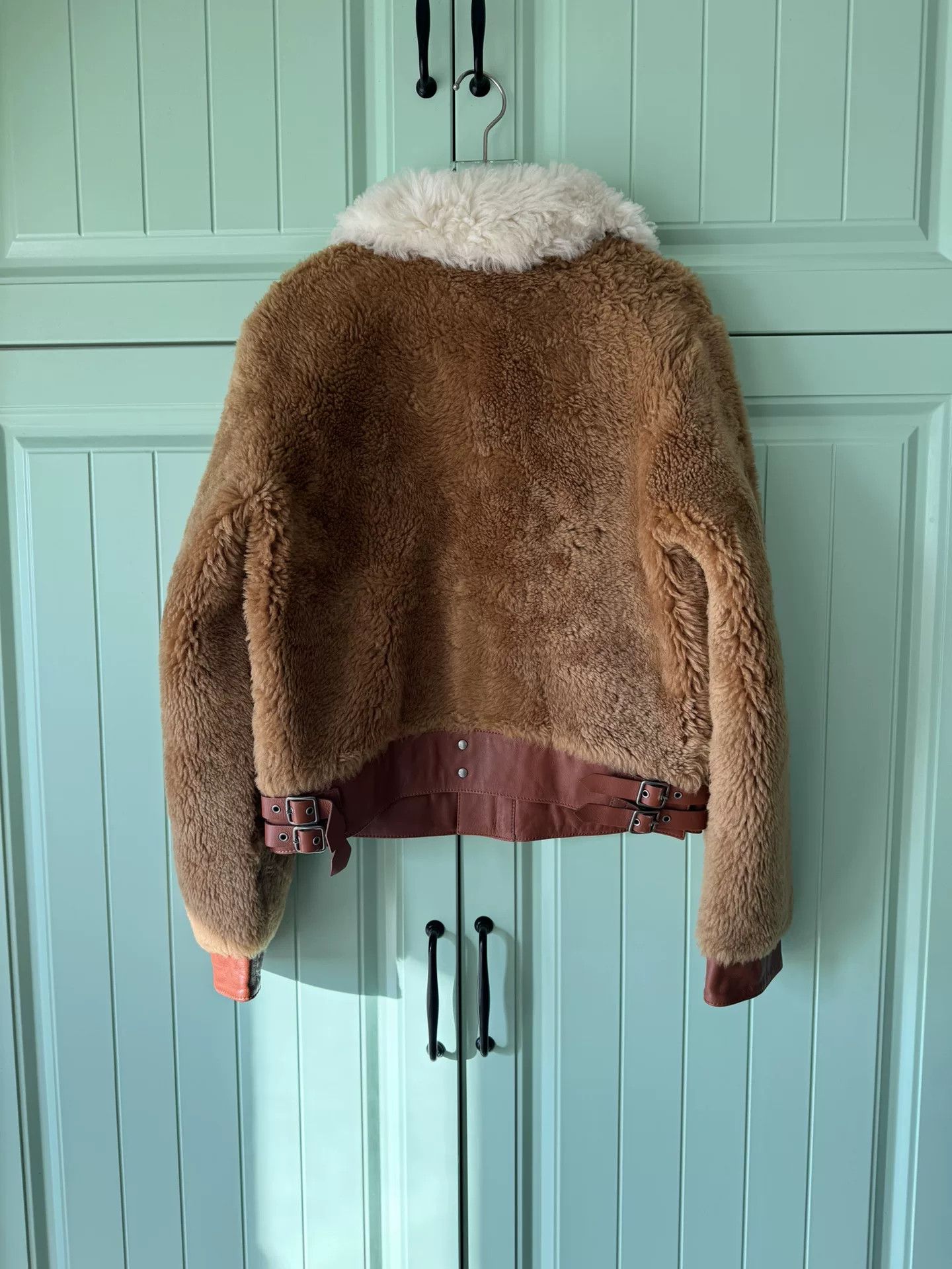 Coach COACH Short Fur Leather Coat Size XL / US 12-14 / IT 48-50 - 2 Thumbnail