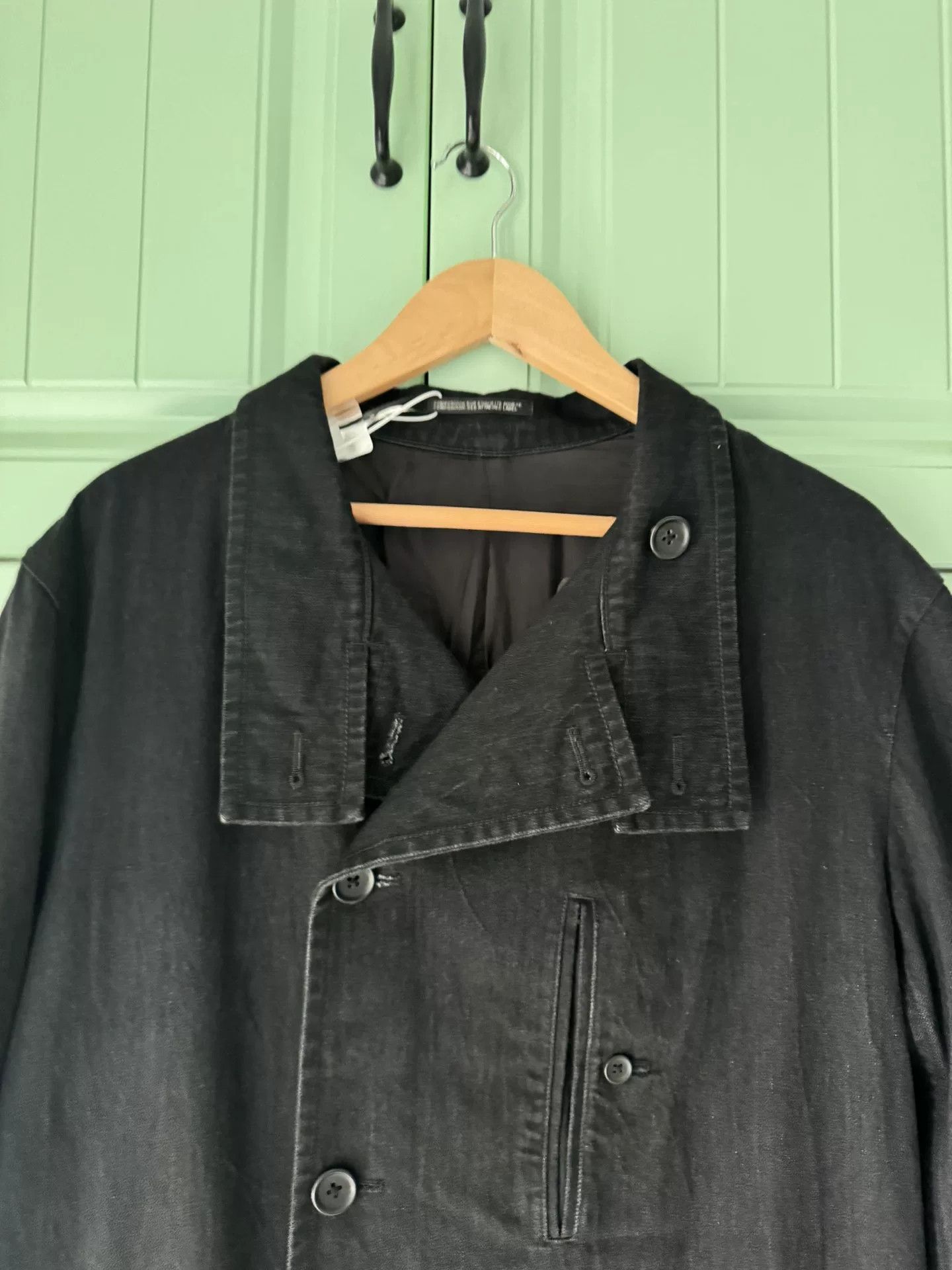 Yohji Yamamoto Yohji Yamamoto Black Classic Trench Coat Size US S / EU 44-46 / 1 - 6 Thumbnail
