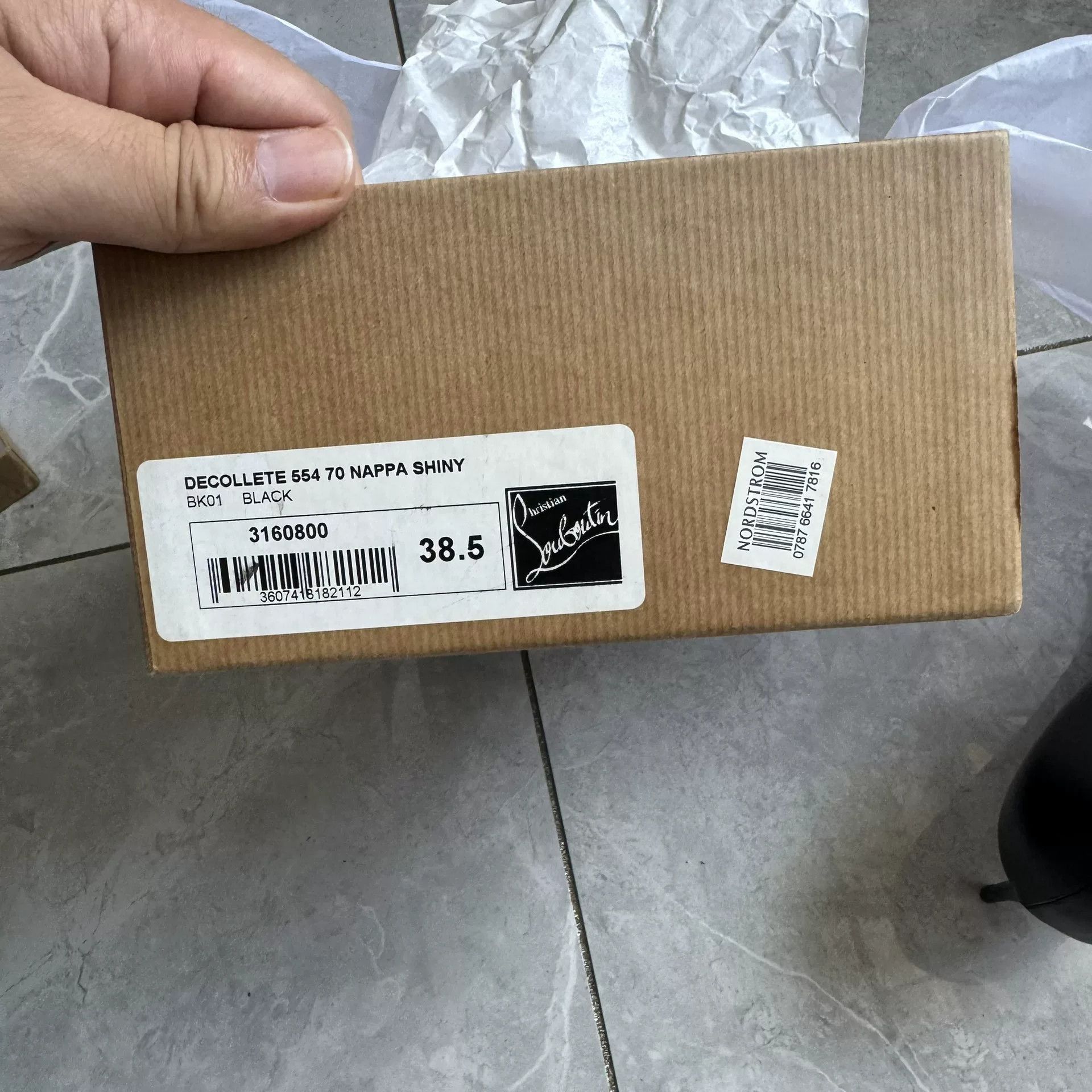 Christian Louboutin Christian Louboutin Black Patent Leather Heels Size US 7.5 / IT 37.5 - 9 Thumbnail