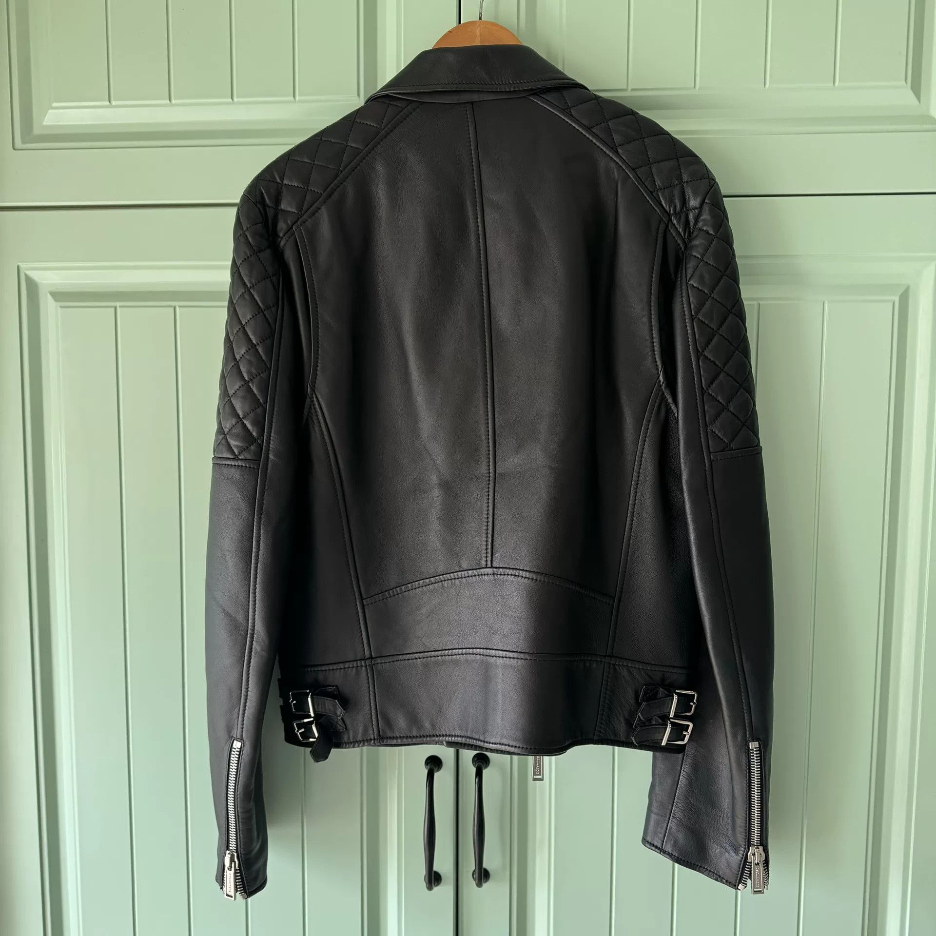 Dsquared2 DSQUARED2 Classic Biker Leather Jacket Size US L / EU 52-54 / 3 - 2 Thumbnail
