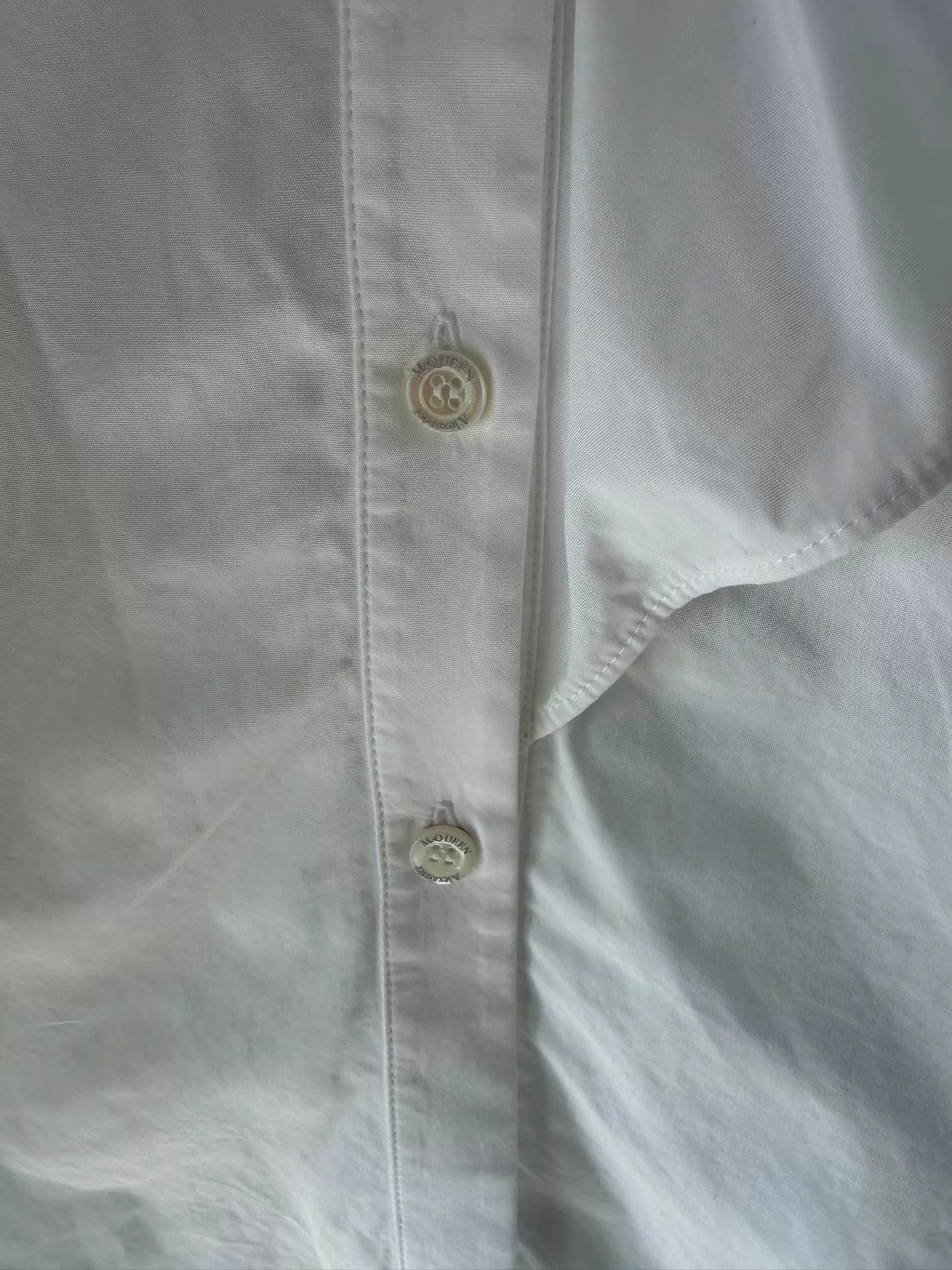 Alexander McQueen Alexander McQueen Women's White Shirt Size M / US 6-8 / IT 42-44 - 6 Thumbnail