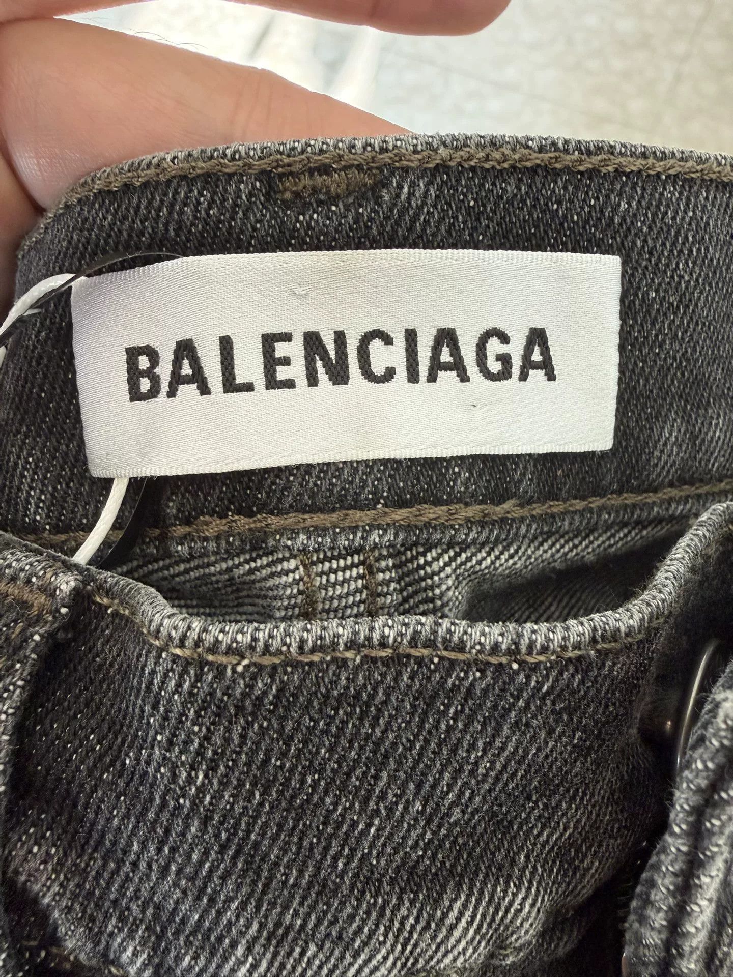 Balenciaga Balenciaga Women's Black Jeans Size 25 Size 25" / US 0 / IT 36 - 3 Thumbnail