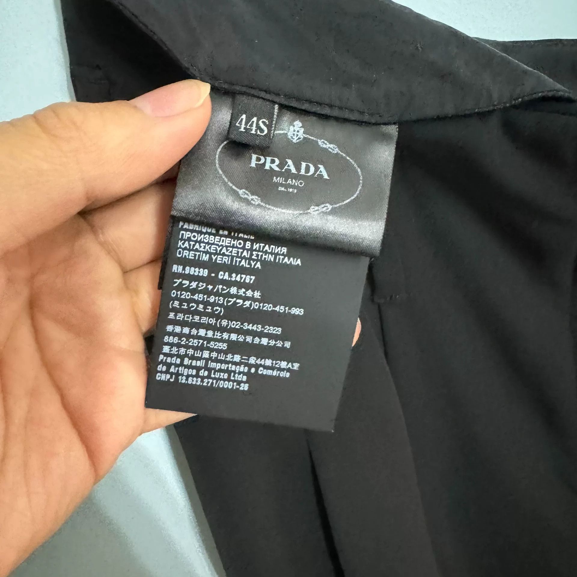 Prada Prada Women's Black Casual Pants 44 Size 42" / US 20 - 5 Thumbnail