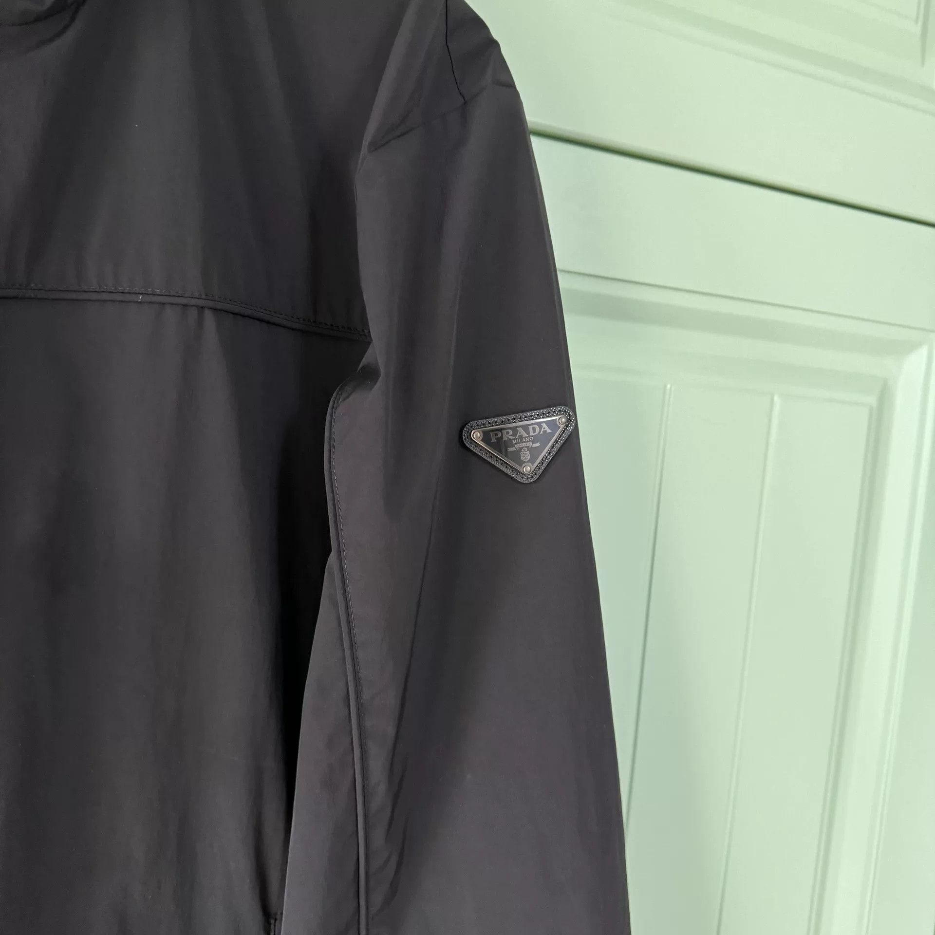 Prada Prada Black Hooded Jacket Size US L / EU 52-54 / 3 - 7 Thumbnail