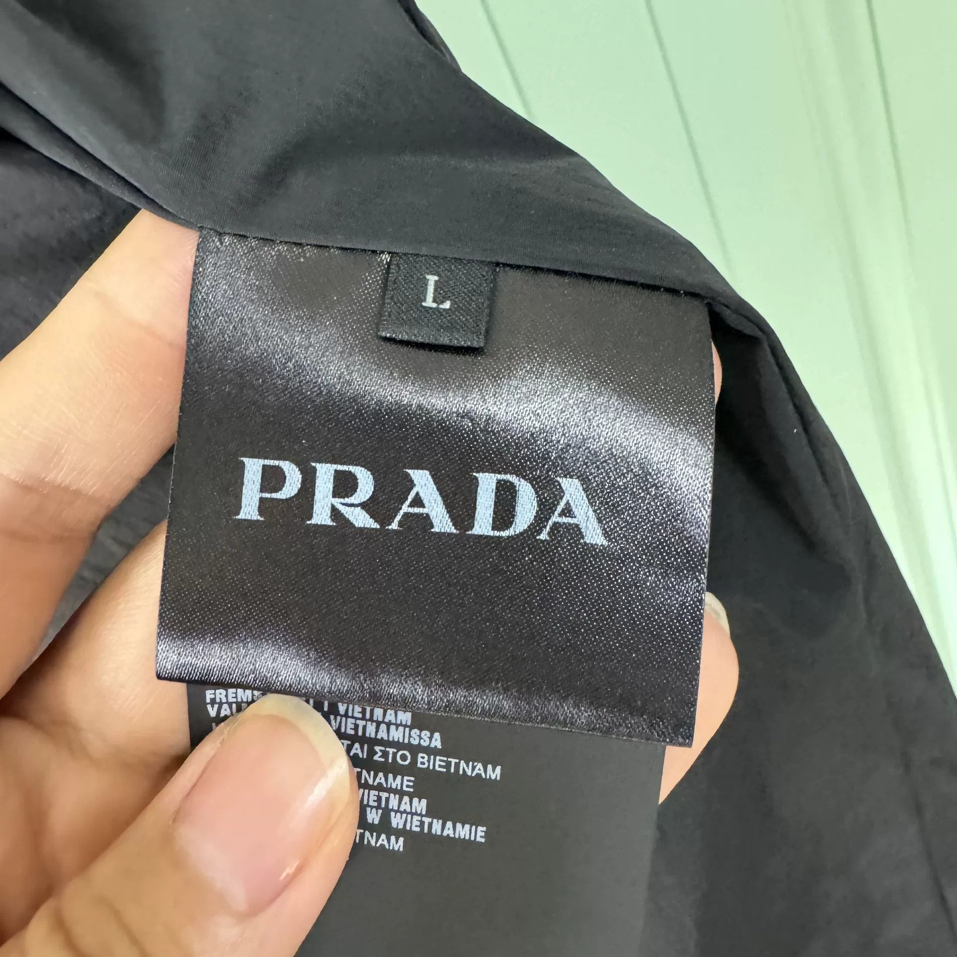 Prada Prada Black Hooded Jacket Size US L / EU 52-54 / 3 - 4 Thumbnail