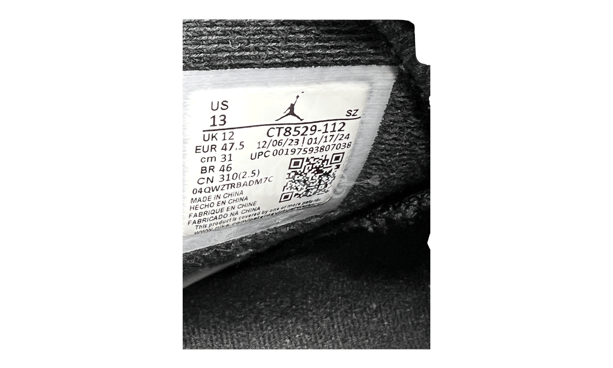 Jordan Brand Jordan 6 Retro Reverse Oreo (Preowned) Size US 14 / EU 47 - 7 Thumbnail