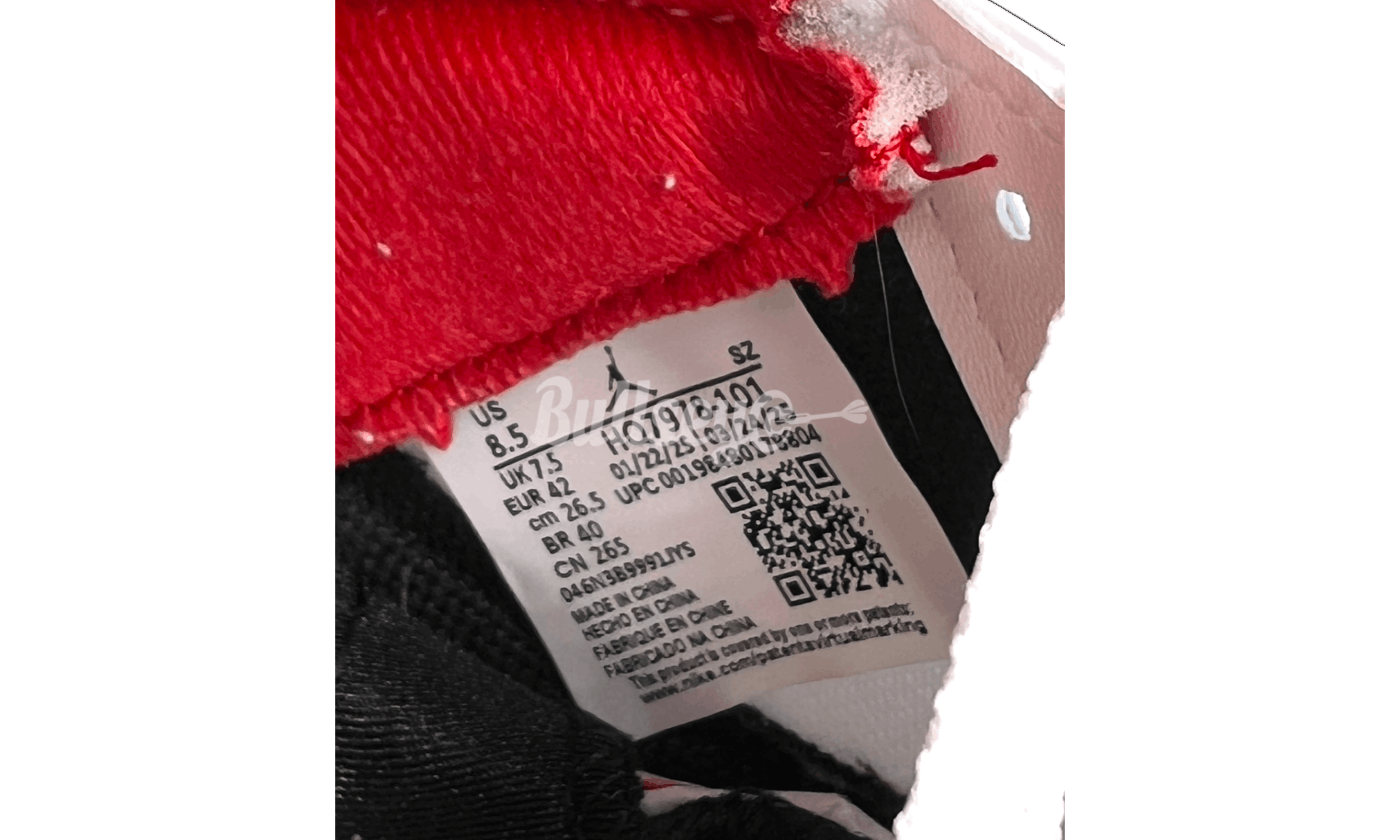 Jordan Brand Air Jordan 5 Retro "Fire Red" Black Tongue 2025 (Preowned) Size US 8.5 / EU 41-42 - 7 Thumbnail