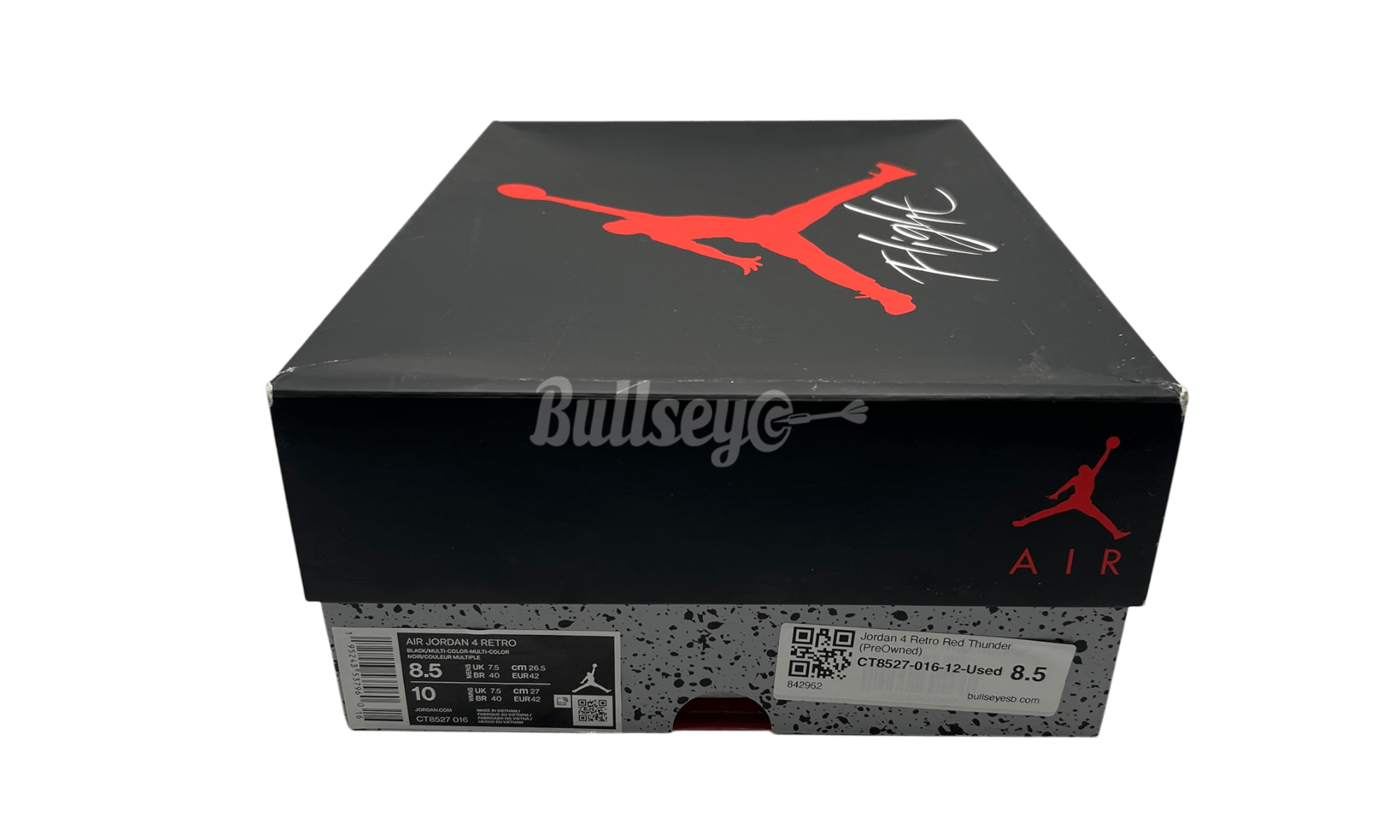 Jordan Brand Jordan 4 Retro Red Thunder (PreOwned) Size US 8.5 / EU 41-42 - 8 Thumbnail