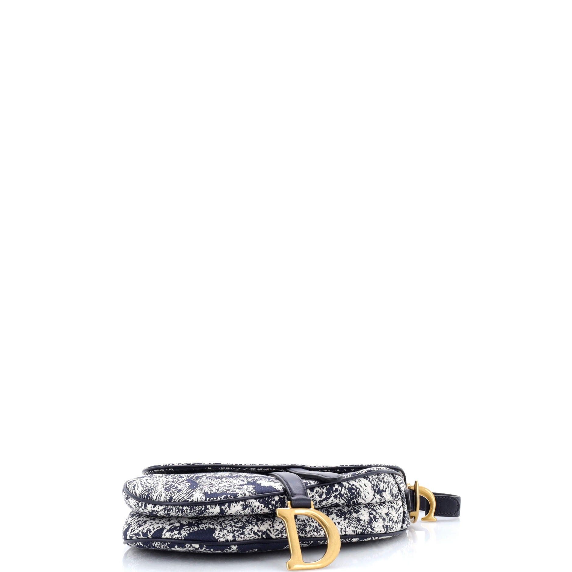 Toile De Jouy Saddle Bag