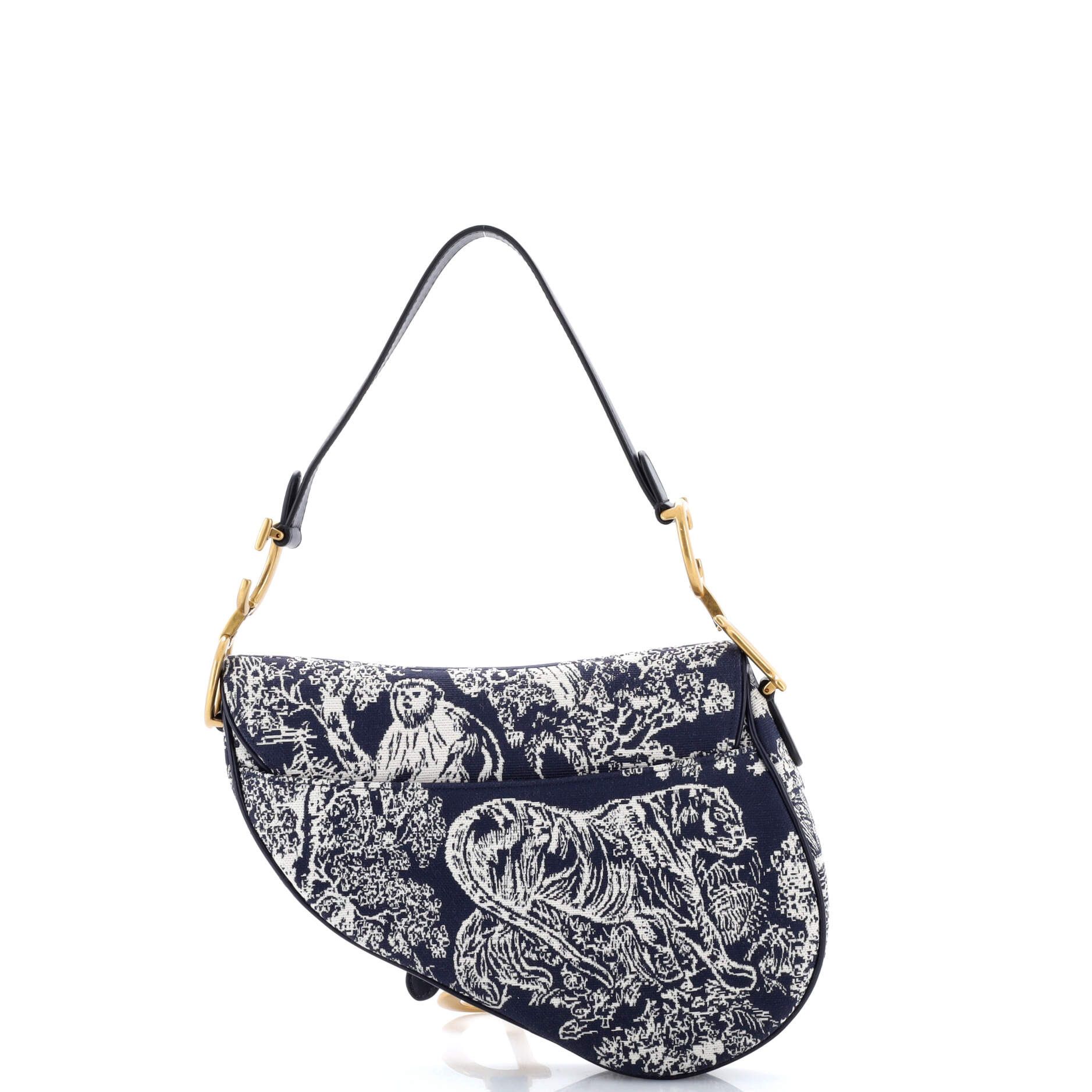 Toile De Jouy Saddle Bag