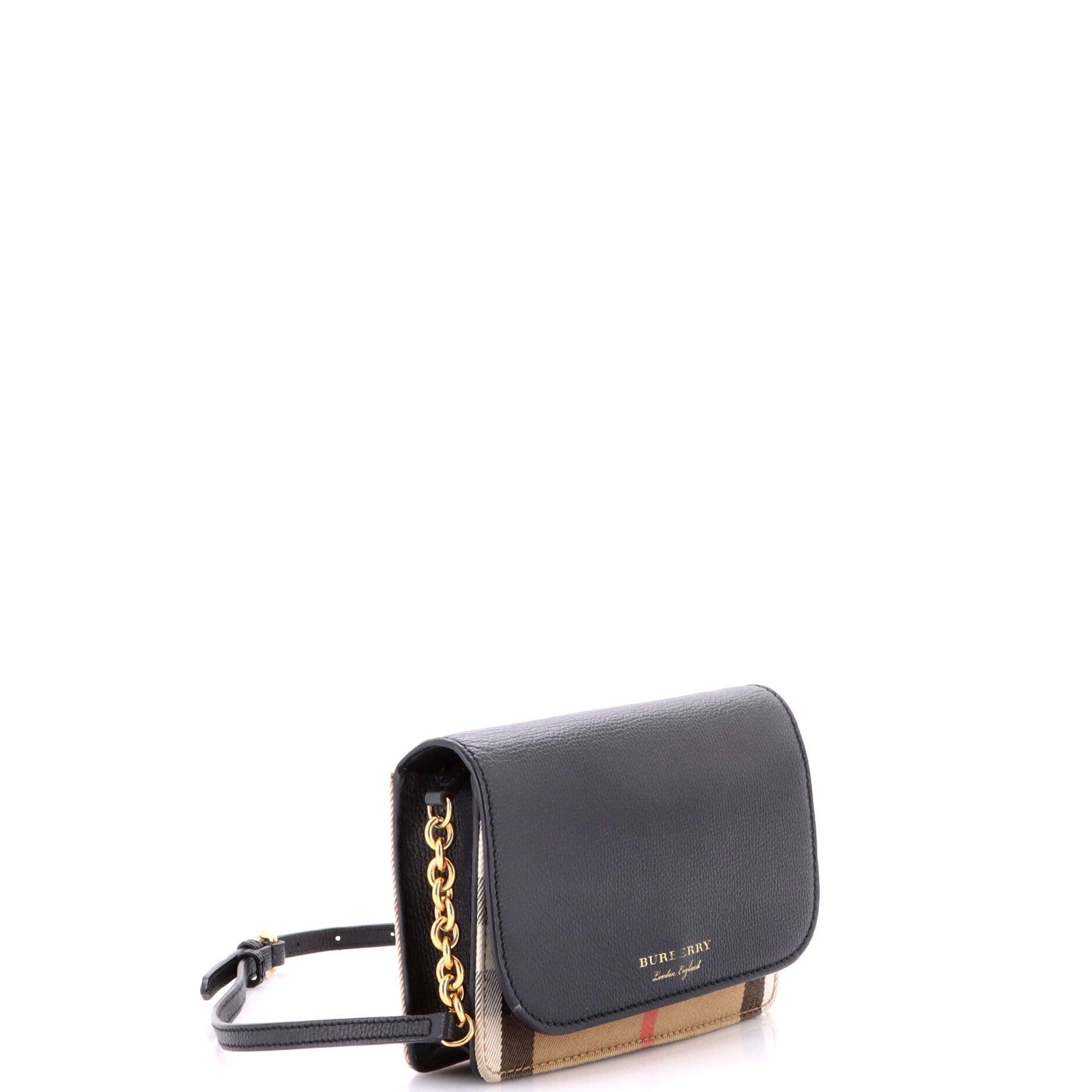 Burberry Hampshire Wallet on Chain Size ONE SIZE - 2 Thumbnail