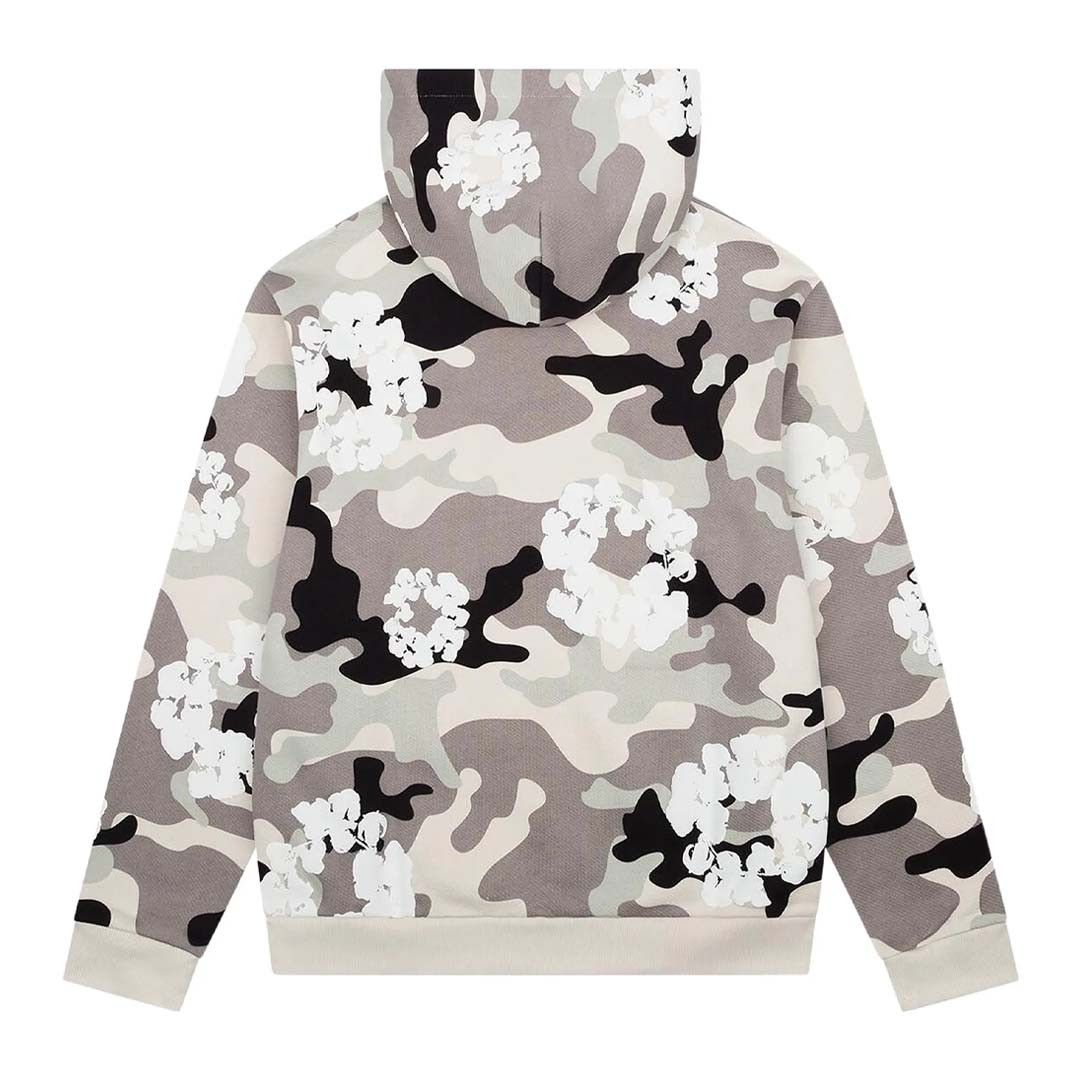 Wreath Zip Hoodie 'White Camo'