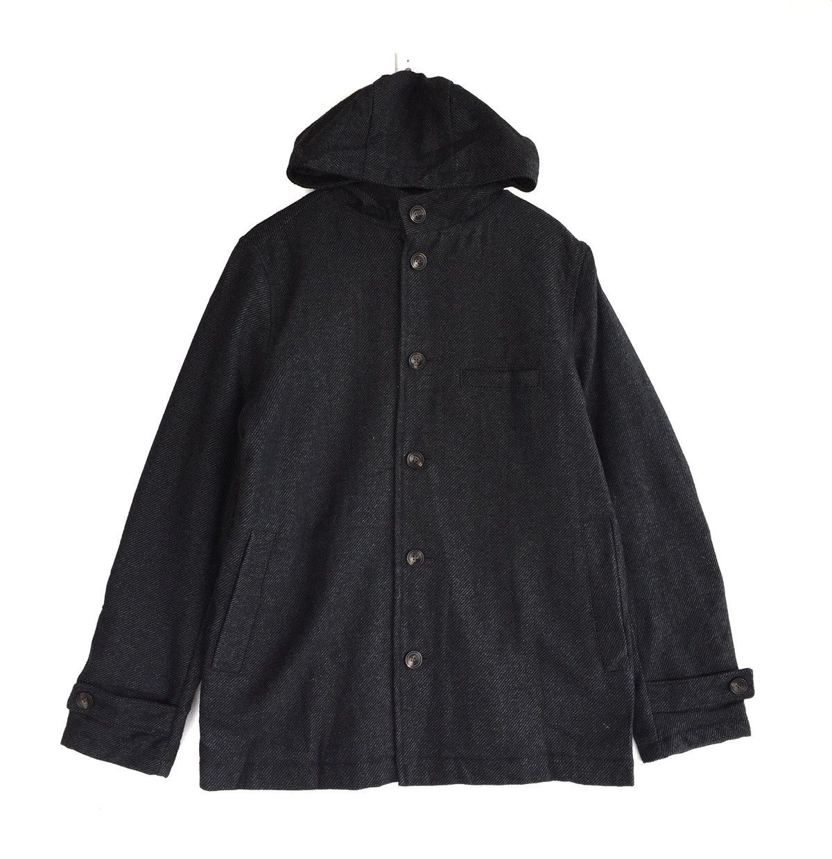 Japanese Brand Japanese Brand Johnbull Wool Hoodie Button Jacket Size US M / EU 48-50 / 2 - 1 Thumbnail