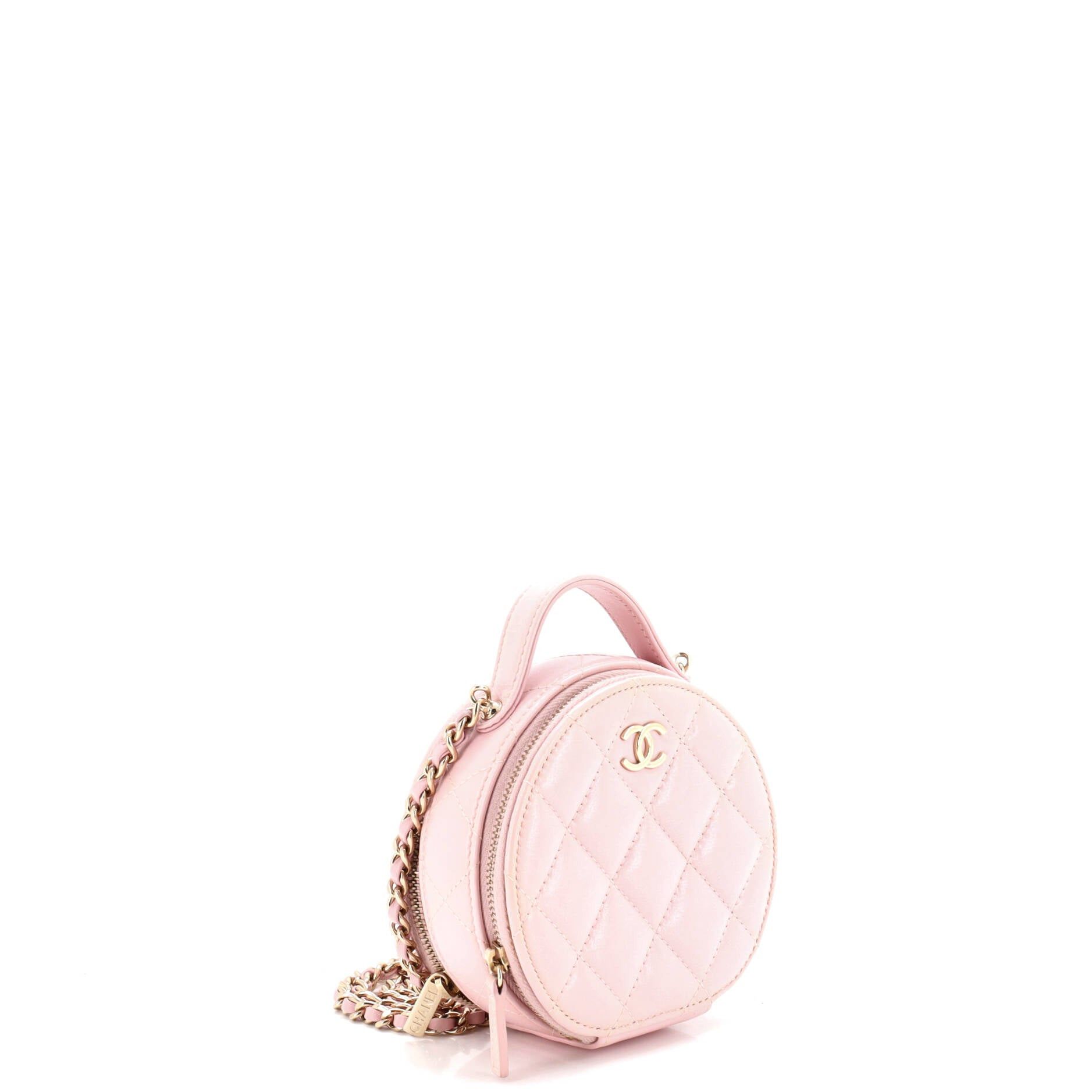 Chanel Handle with Care Round Vanity Case with Chain Size ONE SIZE - 2 Thumbnail
