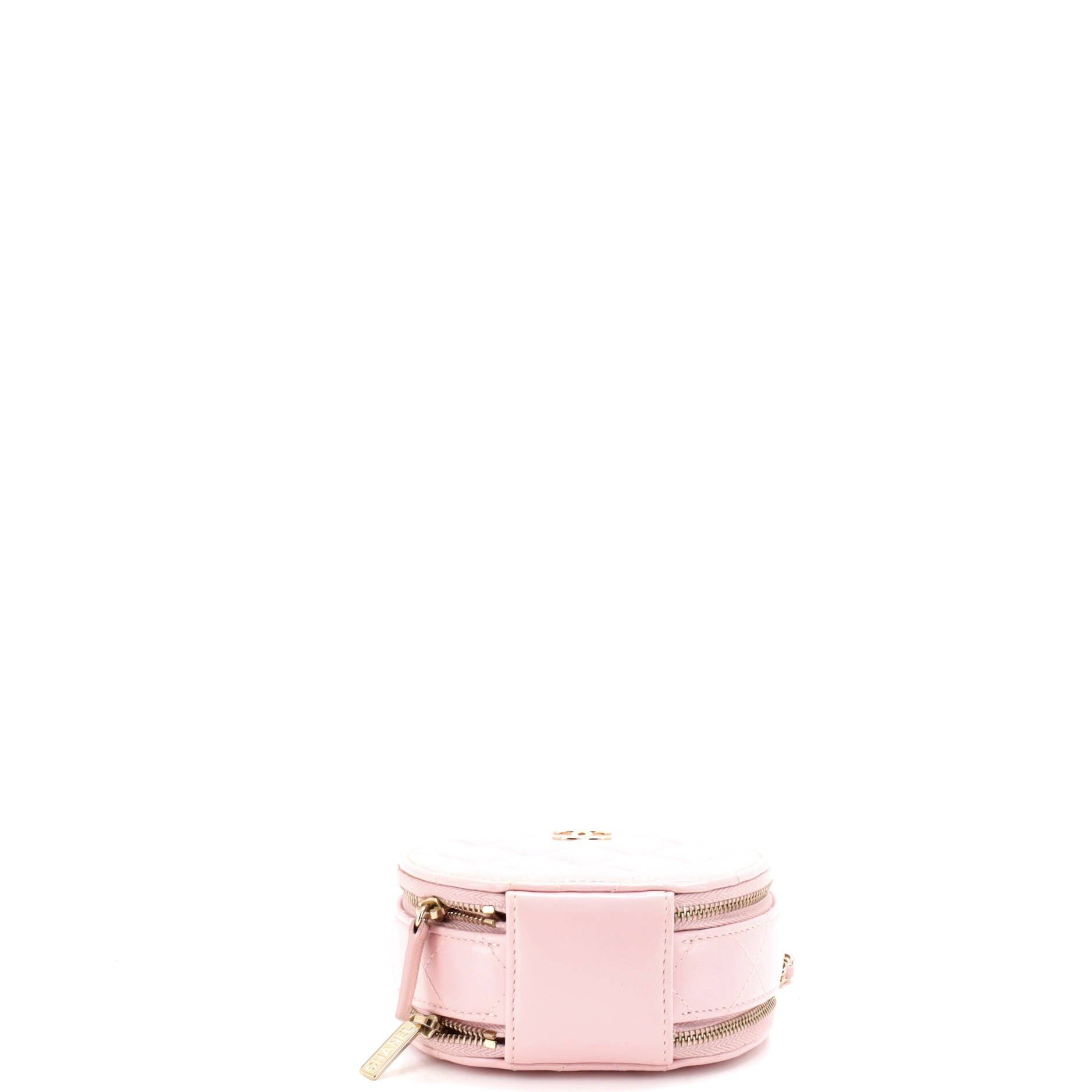 Chanel Handle with Care Round Vanity Case with Chain Size ONE SIZE - 4 Thumbnail
