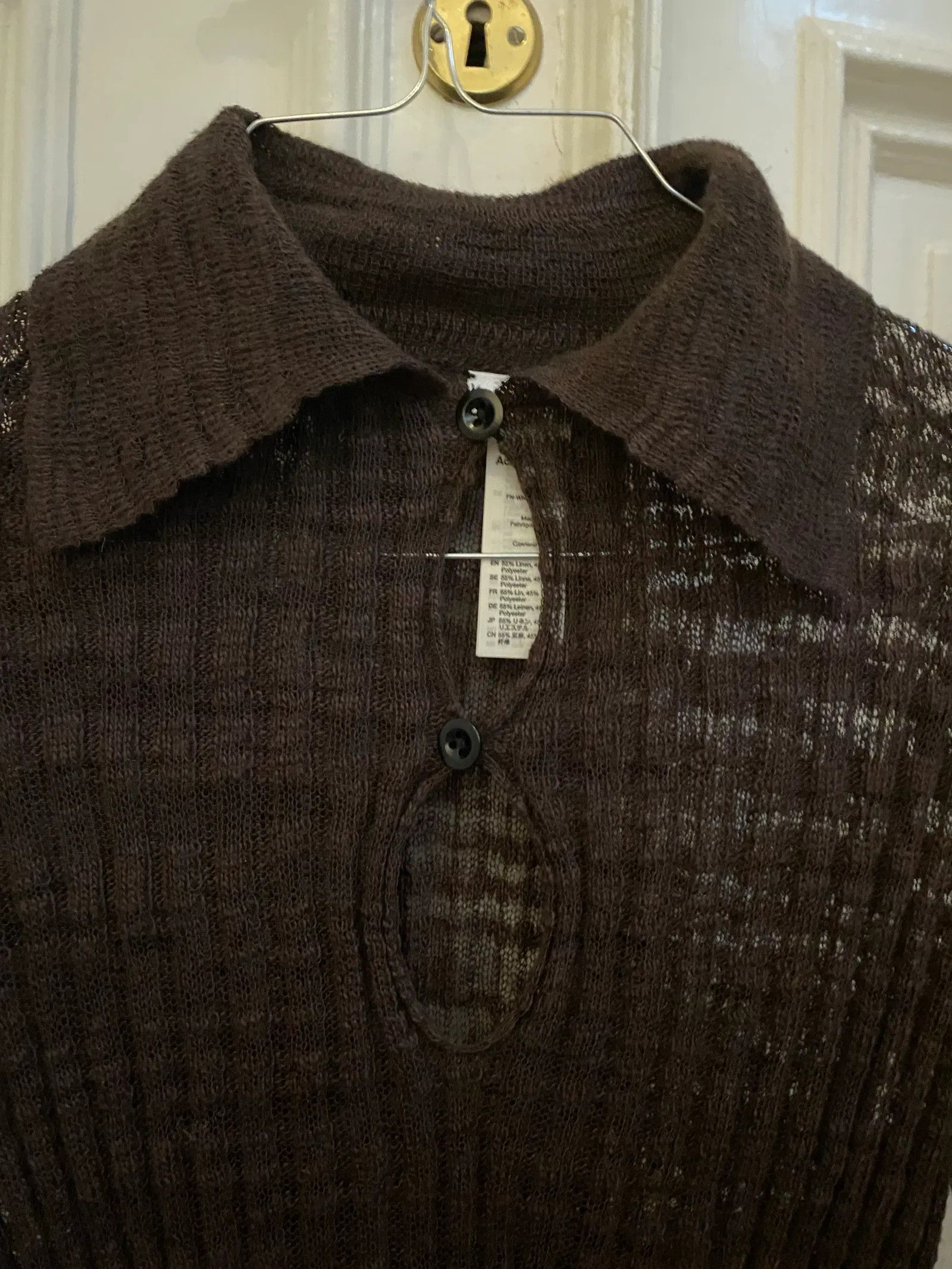 Acne Studios Acne Studios Linen Rib Sweater Size XS / US 0-2 / IT 36-38 - 7 Thumbnail