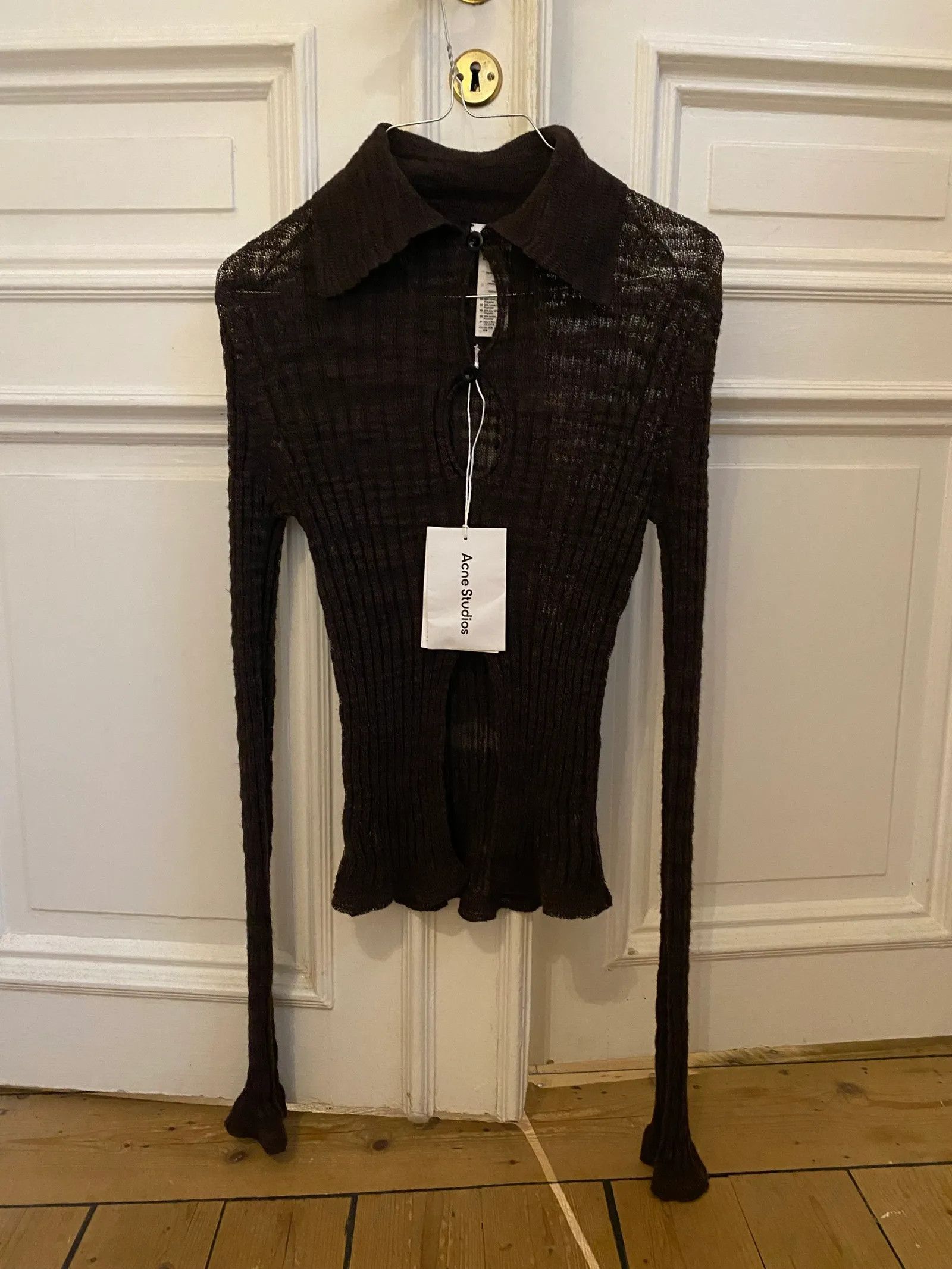 Acne Studios Acne Studios Linen Rib Sweater Size XS / US 0-2 / IT 36-38 - 3 Thumbnail