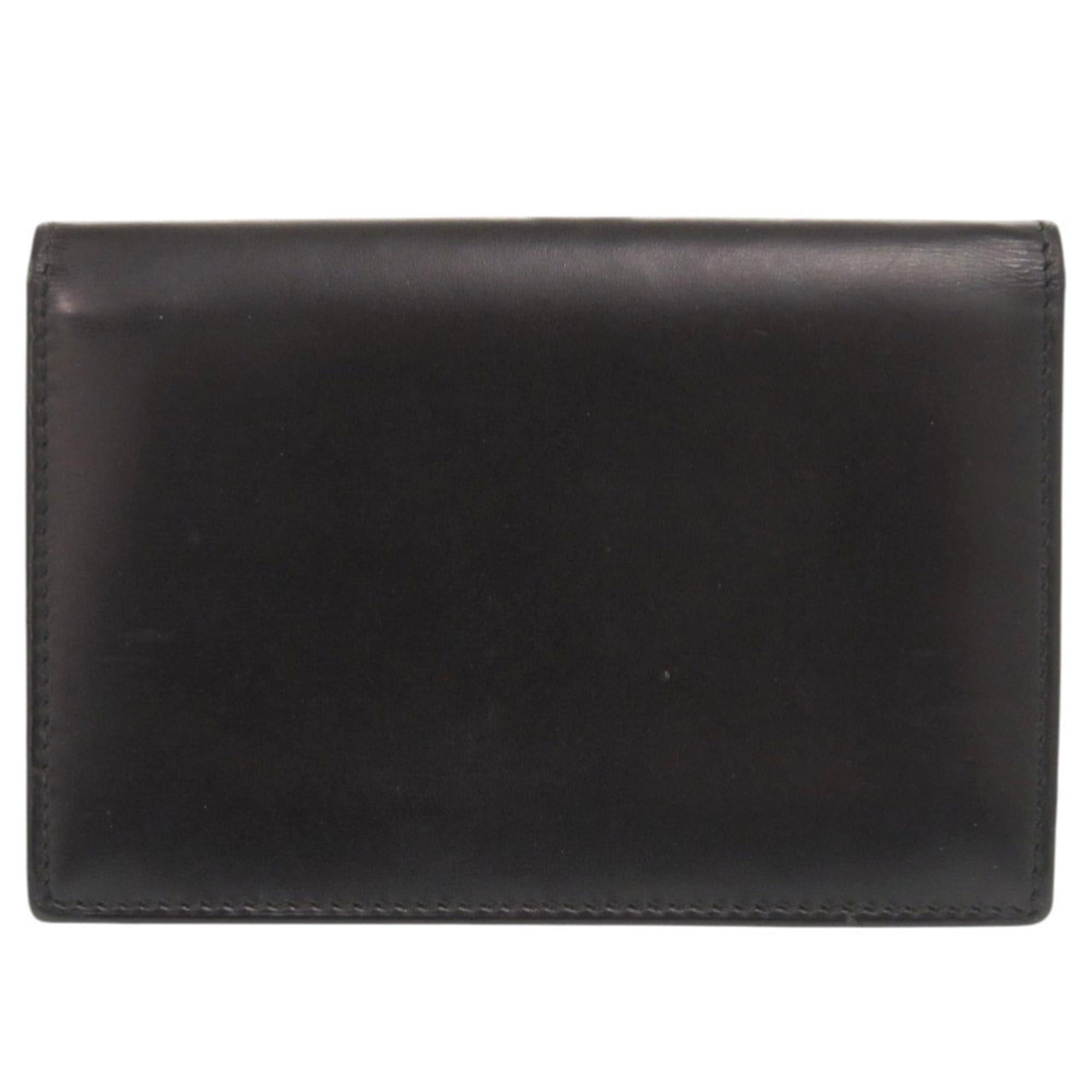 Bvlgari Bvlgari Leather Black Business Card Holder/Card Case, Black, 1789 Size ONE SIZE - 3 Thumbnail