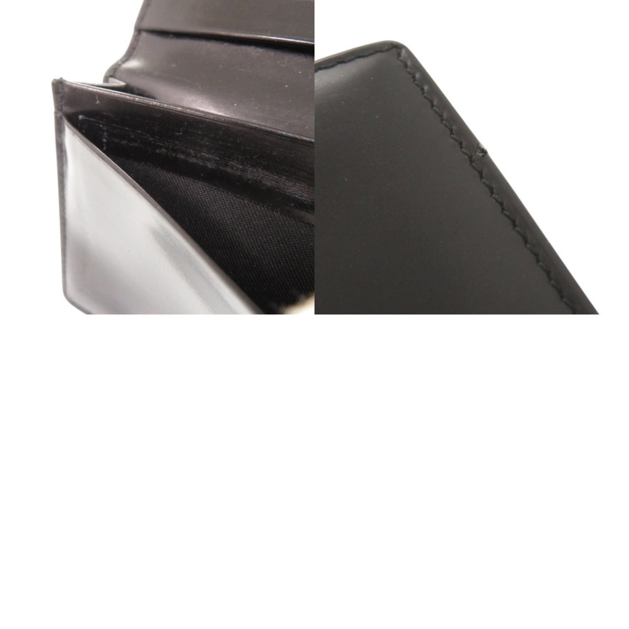 Bvlgari Bvlgari Leather Black Business Card Holder/Card Case, Black, 1789 Size ONE SIZE - 10 Thumbnail