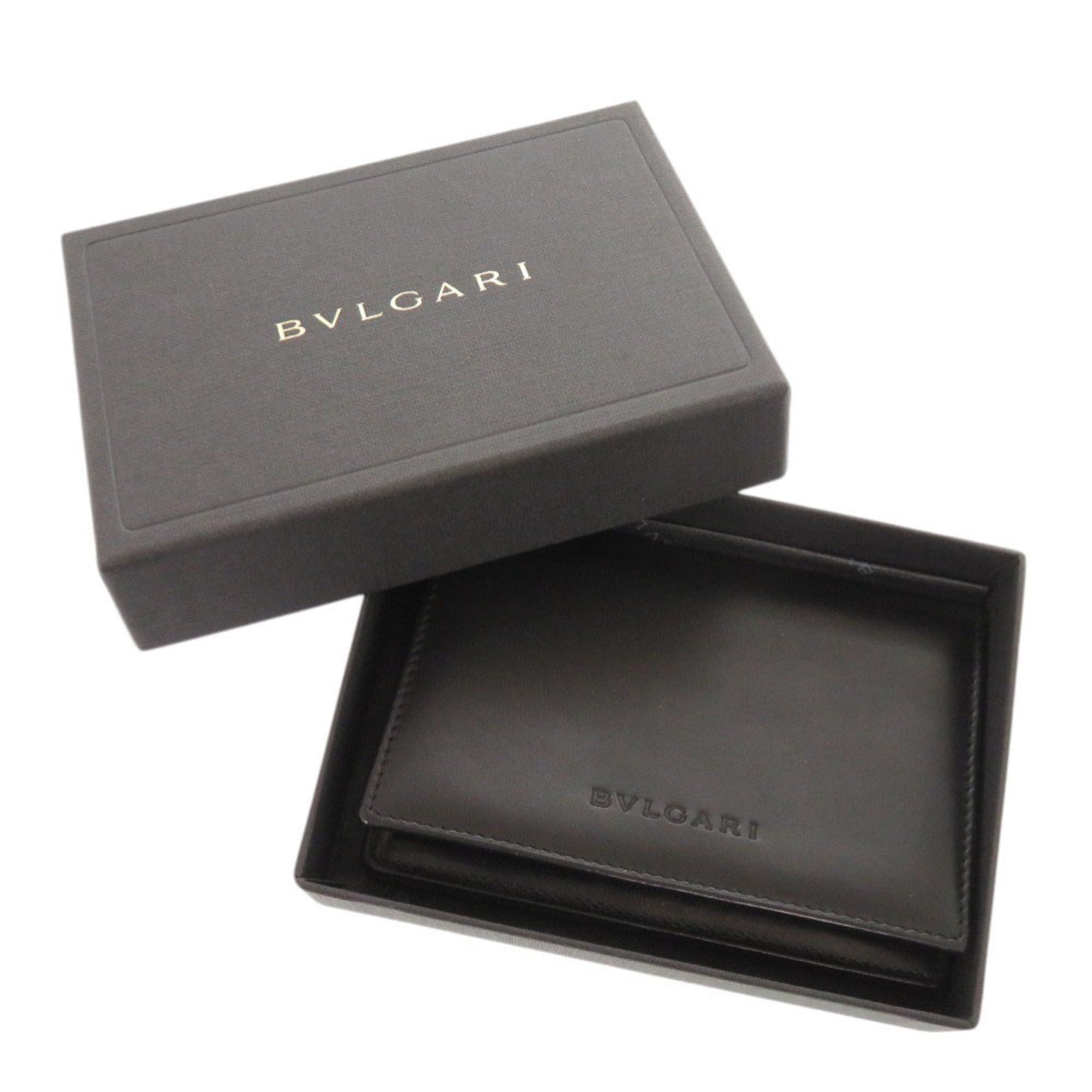 Bvlgari Bvlgari Leather Black Business Card Holder/Card Case, Black, 1789 Size ONE SIZE - 2 Thumbnail