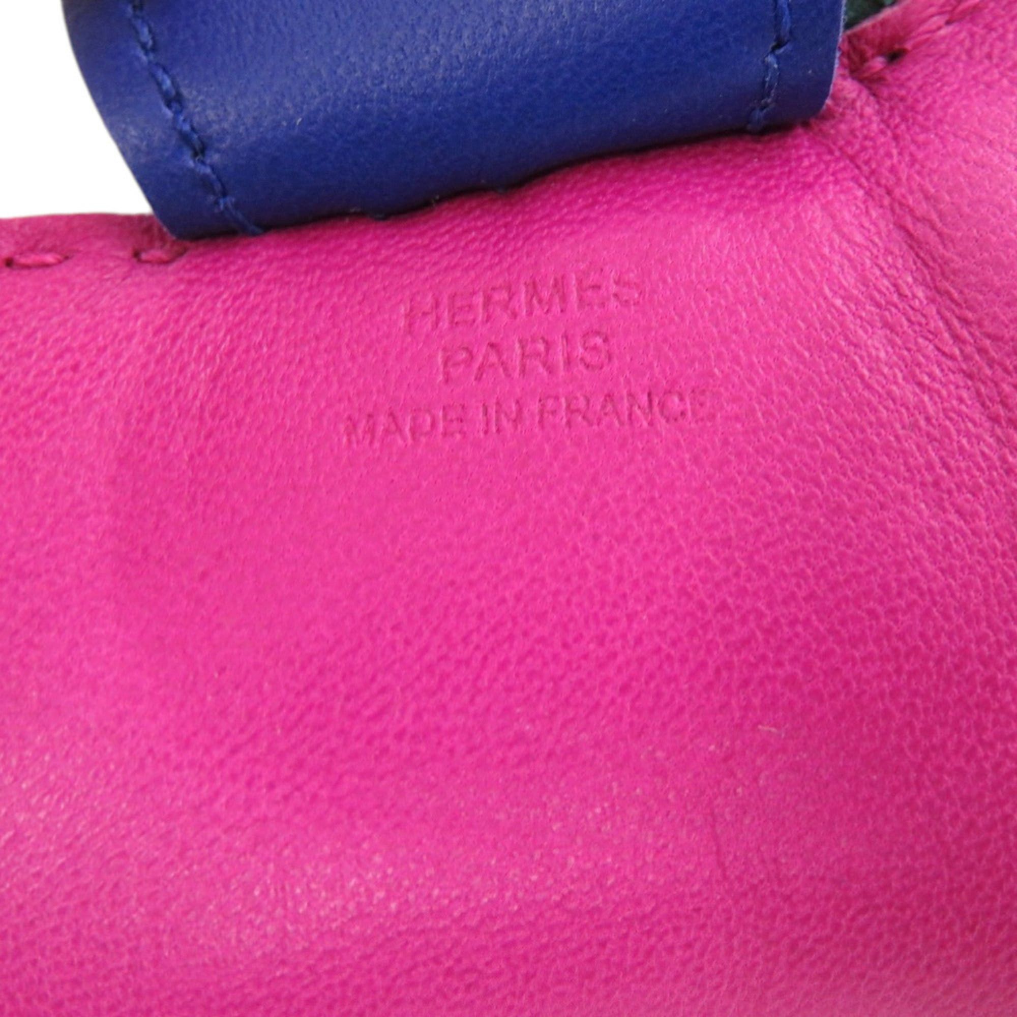 Hermes Hermes Hermès Rodeo MM Bag Charm, Anjo Miro, Rose Purple, A Stamp, Purple Keychain, 1508 Size ONE SIZE - 3 Thumbnail