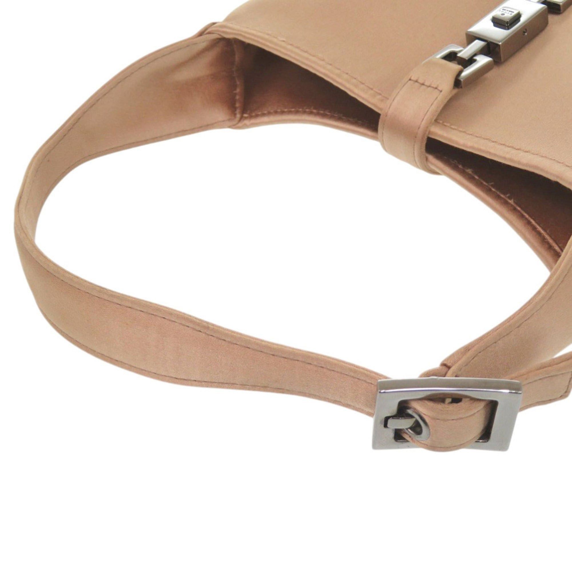 Gucci Excellent condition Gucci Vintage Jackie 005 0775 Satin Pink Handbag 1245 Size ONE SIZE - 5 Thumbnail