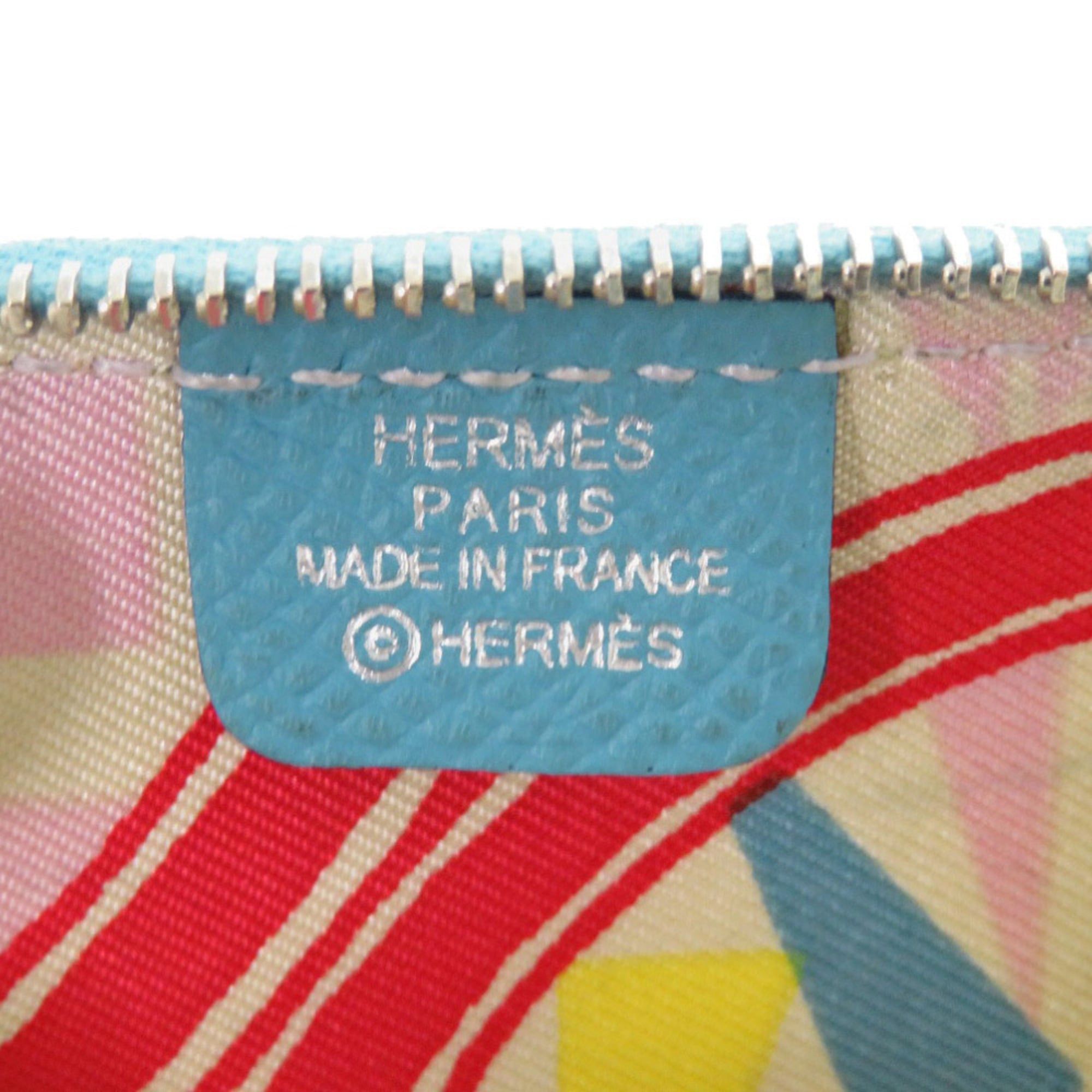Hermes Hermes Hermès Azap Silkin Compact Mini, Epsom Leather, Blue du Nord, D Stamp (2019), Wallet/Coin Case, Blue, 0126 Size ONE SIZE - 5 Thumbnail