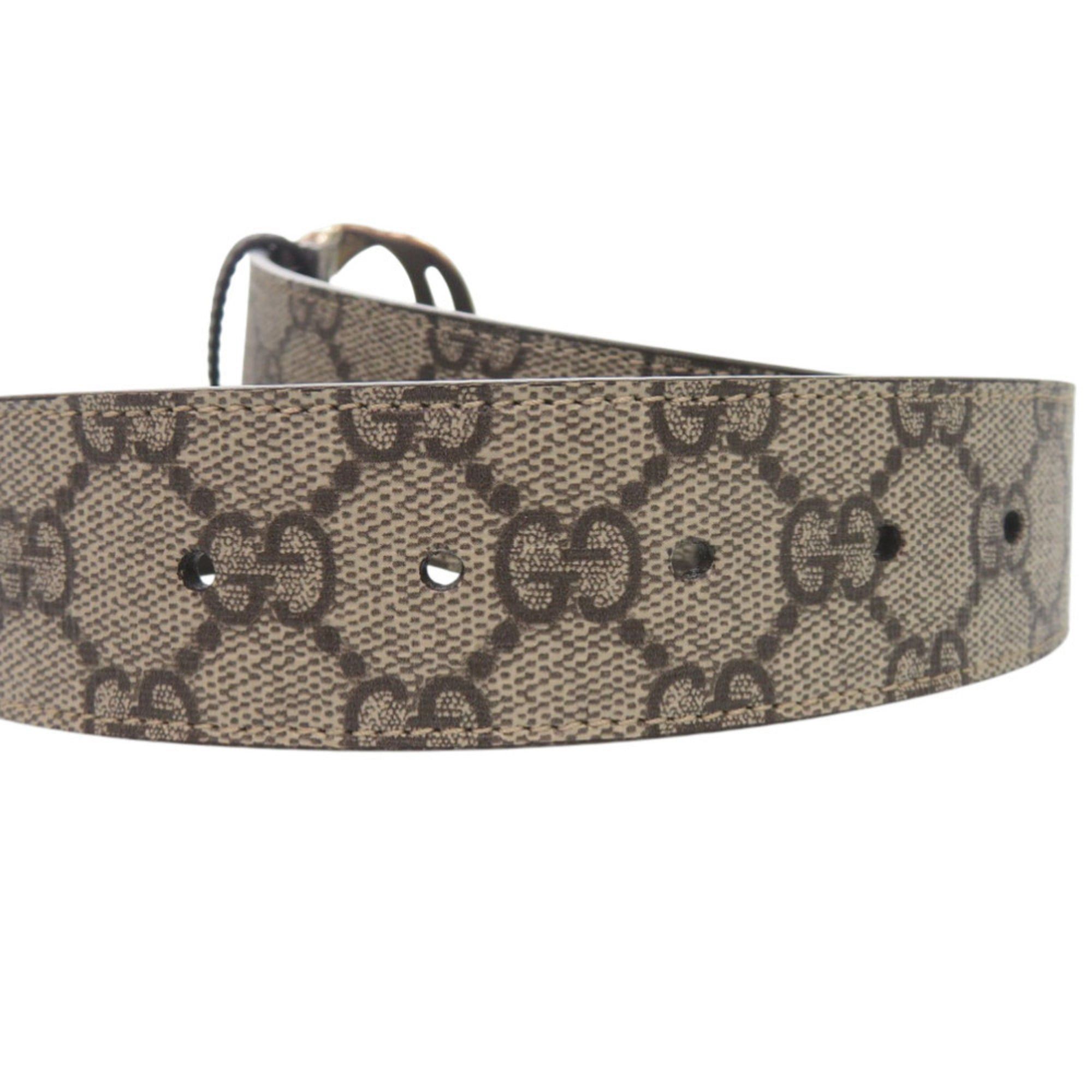 Gucci Excellent condition Gucci GG buckle belt 370543 leather beige 1779 Size ONE SIZE - 5 Thumbnail