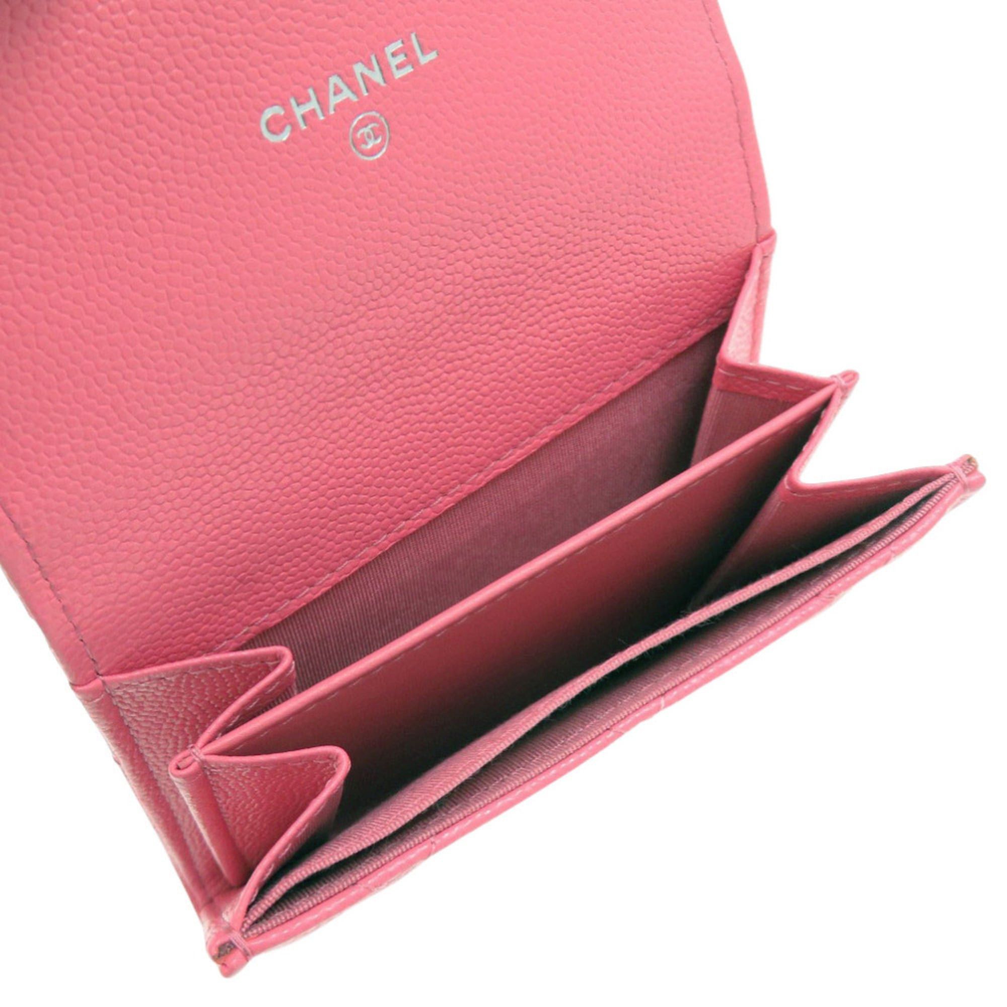 Chanel Excellent condition Chanel Matelasse flap wallet and coin case in pink leather, model 0073 Size ONE SIZE - 3 Thumbnail