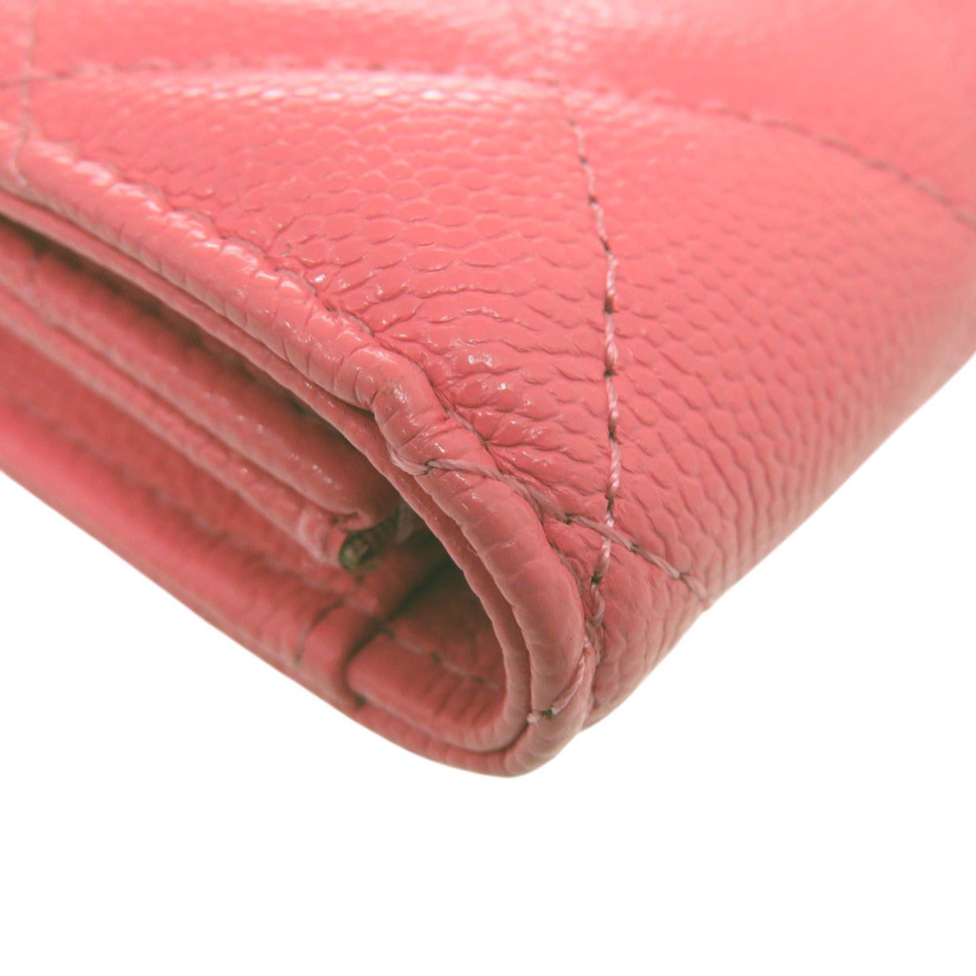 Chanel Excellent condition Chanel Matelasse flap wallet and coin case in pink leather, model 0073 Size ONE SIZE - 8 Thumbnail
