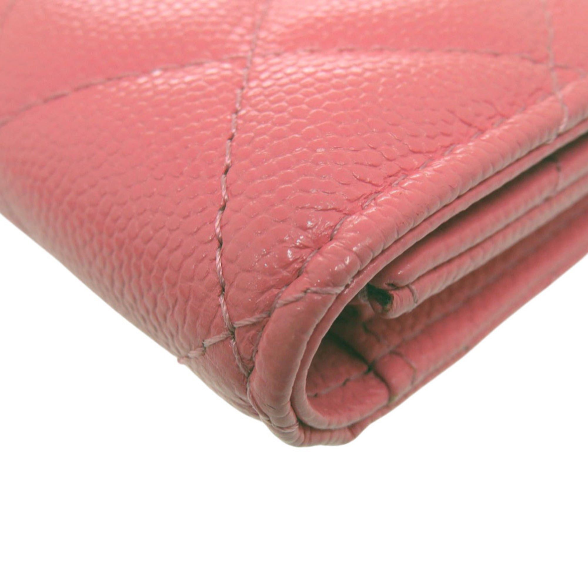 Chanel Excellent condition Chanel Matelasse flap wallet and coin case in pink leather, model 0073 Size ONE SIZE - 7 Thumbnail