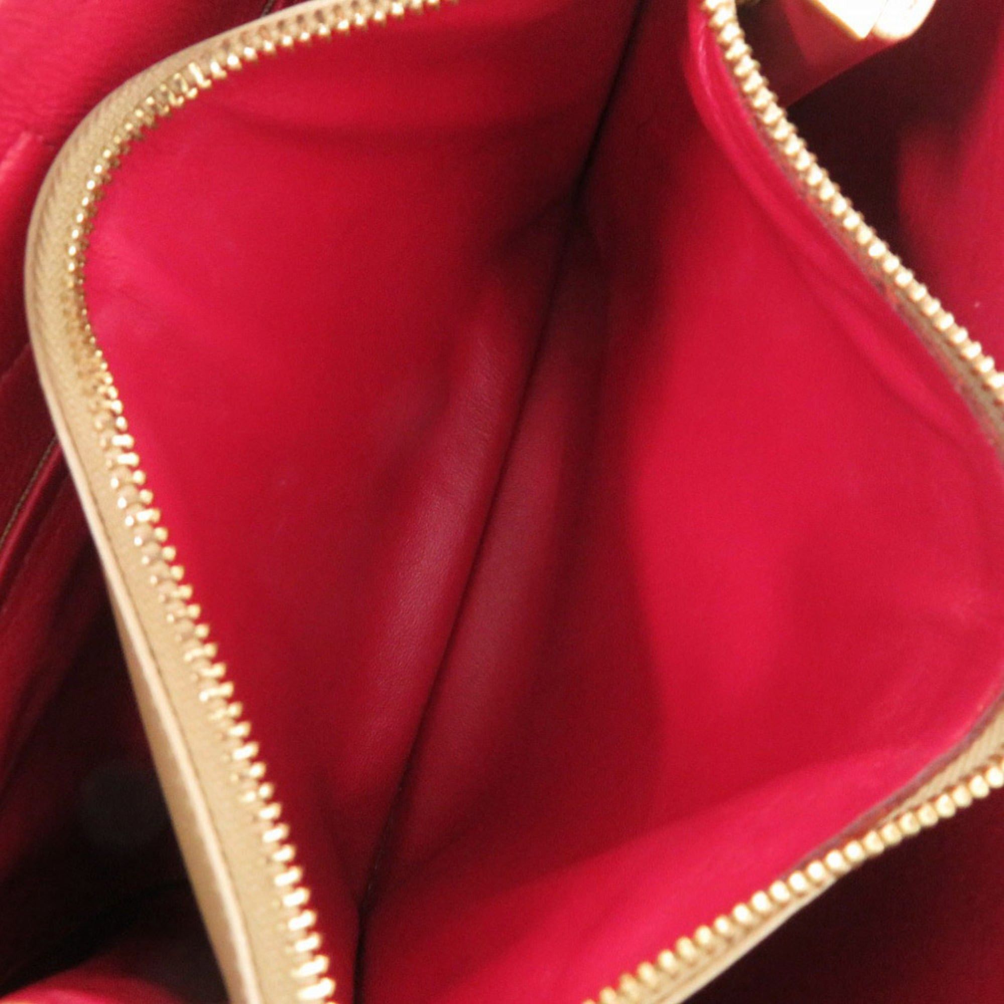 Salvatore Ferragamo Salvatore Ferragamo Gancini Brown Leather Handbag 0646 Size ONE SIZE - 6 Thumbnail