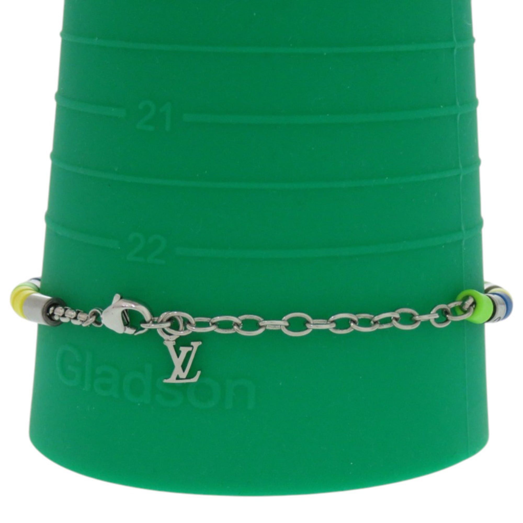 Louis Vuitton Like new Louis Vuitton Sunrise Bracelet M00653 Metal Blue LV 1561 Size ONE SIZE - 8 Thumbnail