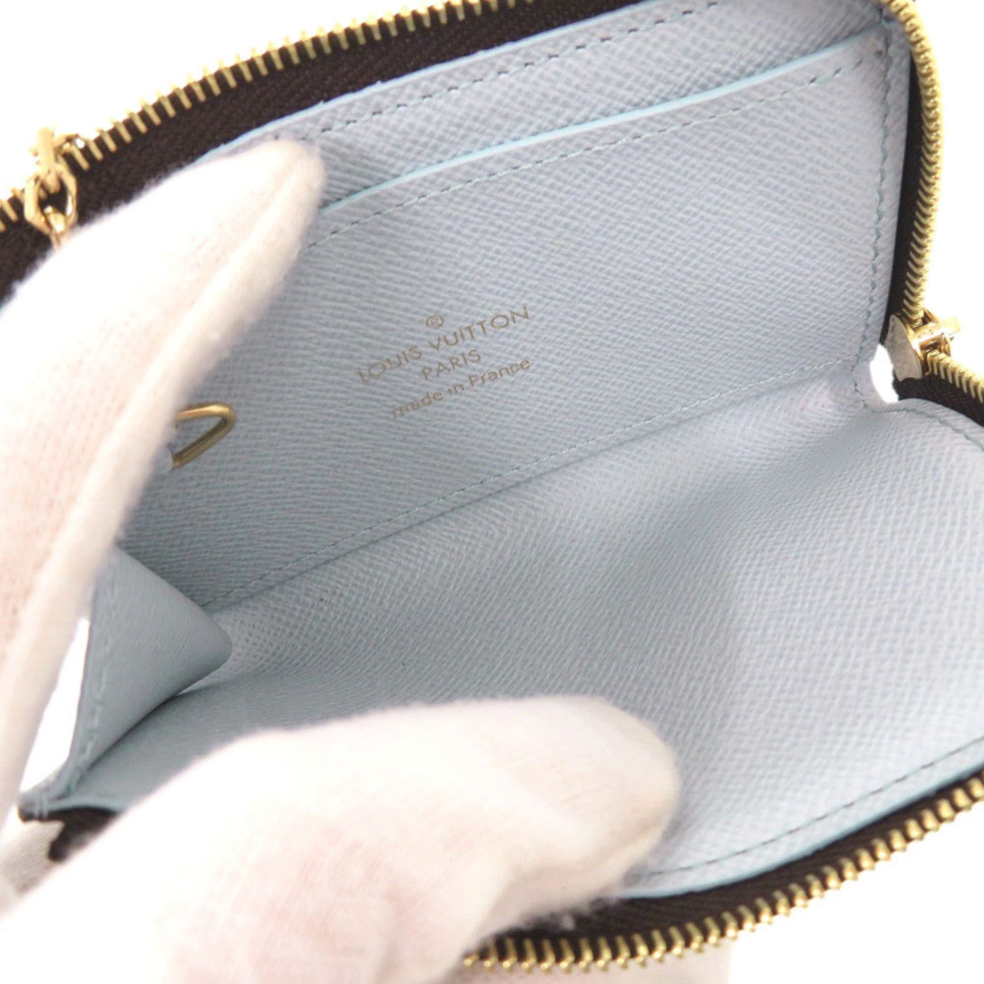 Louis Vuitton Like new Louis Vuitton Porte-Clés Noah Monogram M83612 IC Blue Olympus Wallet/Coin Case LV 1830 Size ONE SIZE - 4 Thumbnail