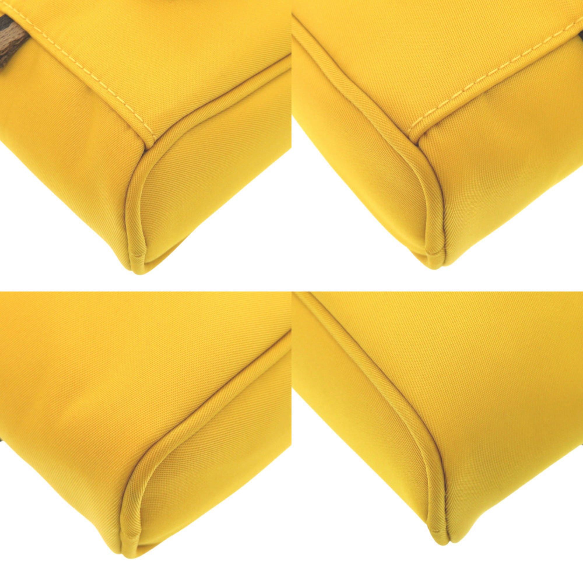 Fendi Excellent condition Fendi Baguette Phone Pouch 7AS056 Nylon Yellow Shoulder Bag 1514 Size ONE SIZE - 4 Thumbnail