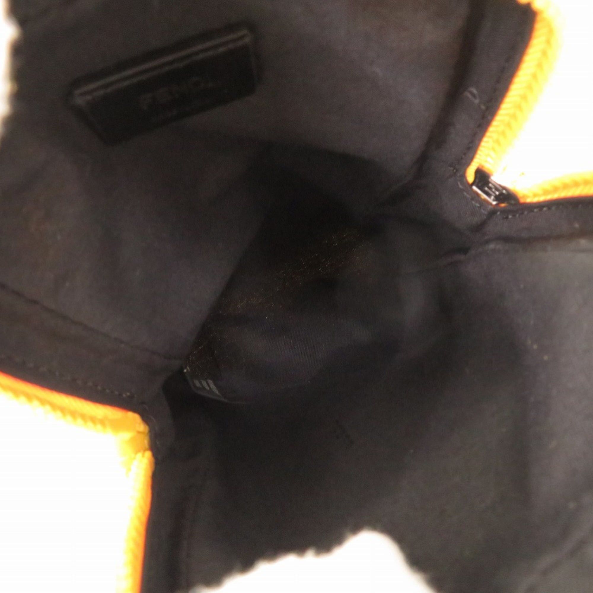 Fendi Excellent condition Fendi Baguette Phone Pouch 7AS056 Nylon Yellow Shoulder Bag 1514 Size ONE SIZE - 6 Thumbnail