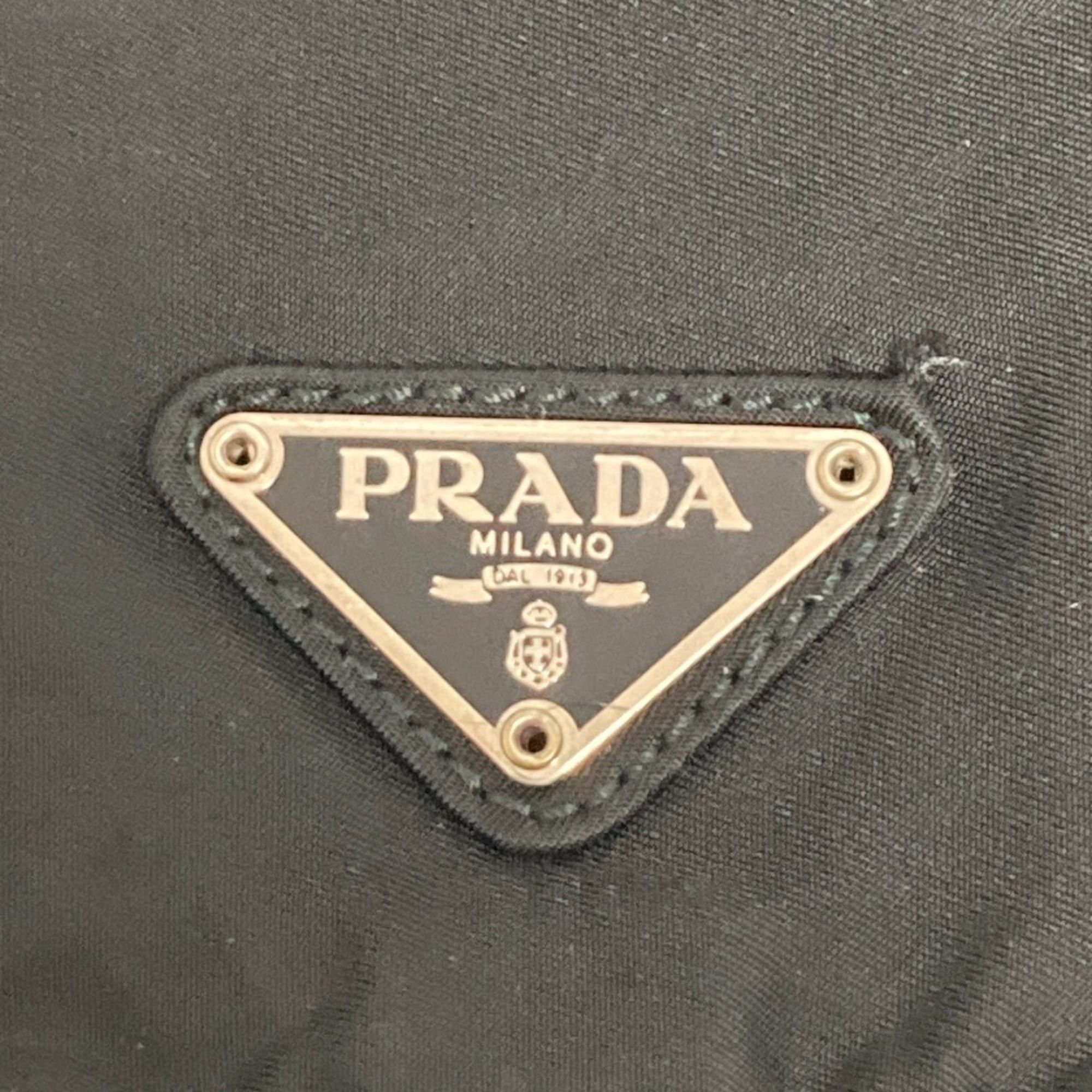 Prada PRADA Triangle Logo Plate Nylon Shoulder Bag, Black, Women's, Lux, Pre-owned Brands Size ONE SIZE - 5 Thumbnail