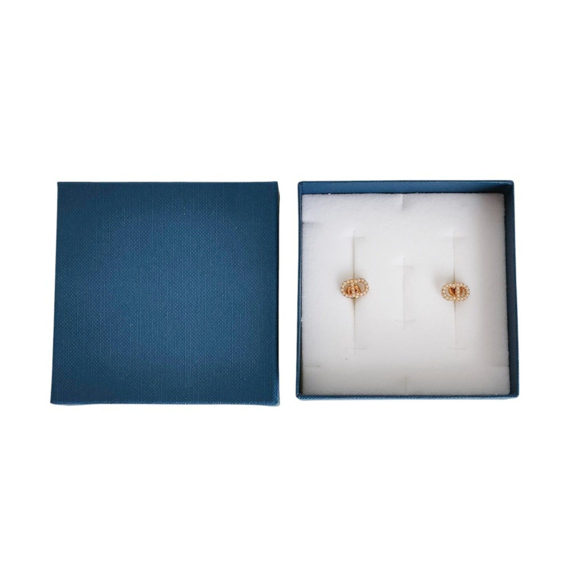 Dior Christian Dior Clair D Lune Pearl Stud Earrings, Gold, Women's, Luxs, Pre-owned Brands Size ONE SIZE - 7 Thumbnail