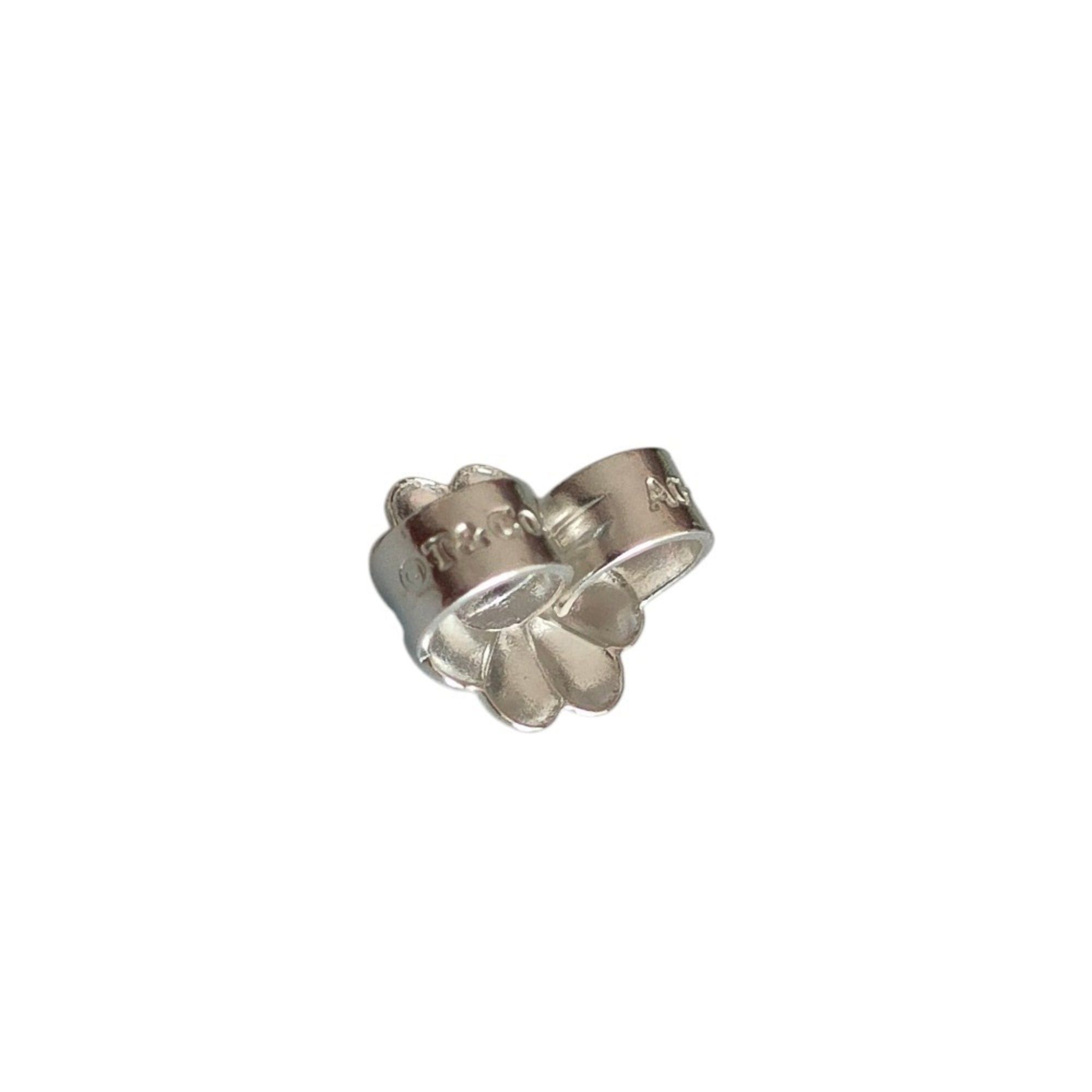 Tiffany & Co. TIFFANY & Co. Paloma Picasso AG925 Olive Leaf Heart Stud Earrings in Silver, Women's. Luxs Pre-owned Brand. Size ONE SIZE - 8 Thumbnail