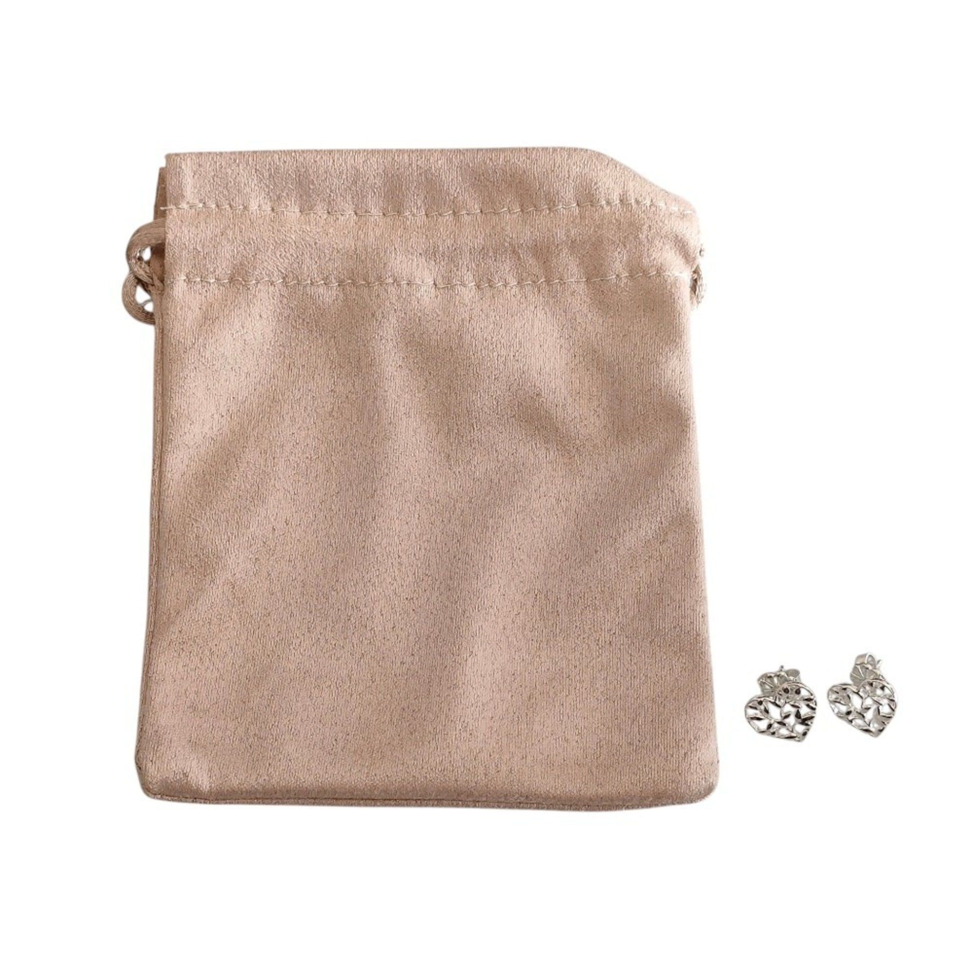 Tiffany & Co. TIFFANY & Co. Paloma Picasso AG925 Olive Leaf Heart Stud Earrings in Silver, Women's. Luxs Pre-owned Brand. Size ONE SIZE - 9 Thumbnail