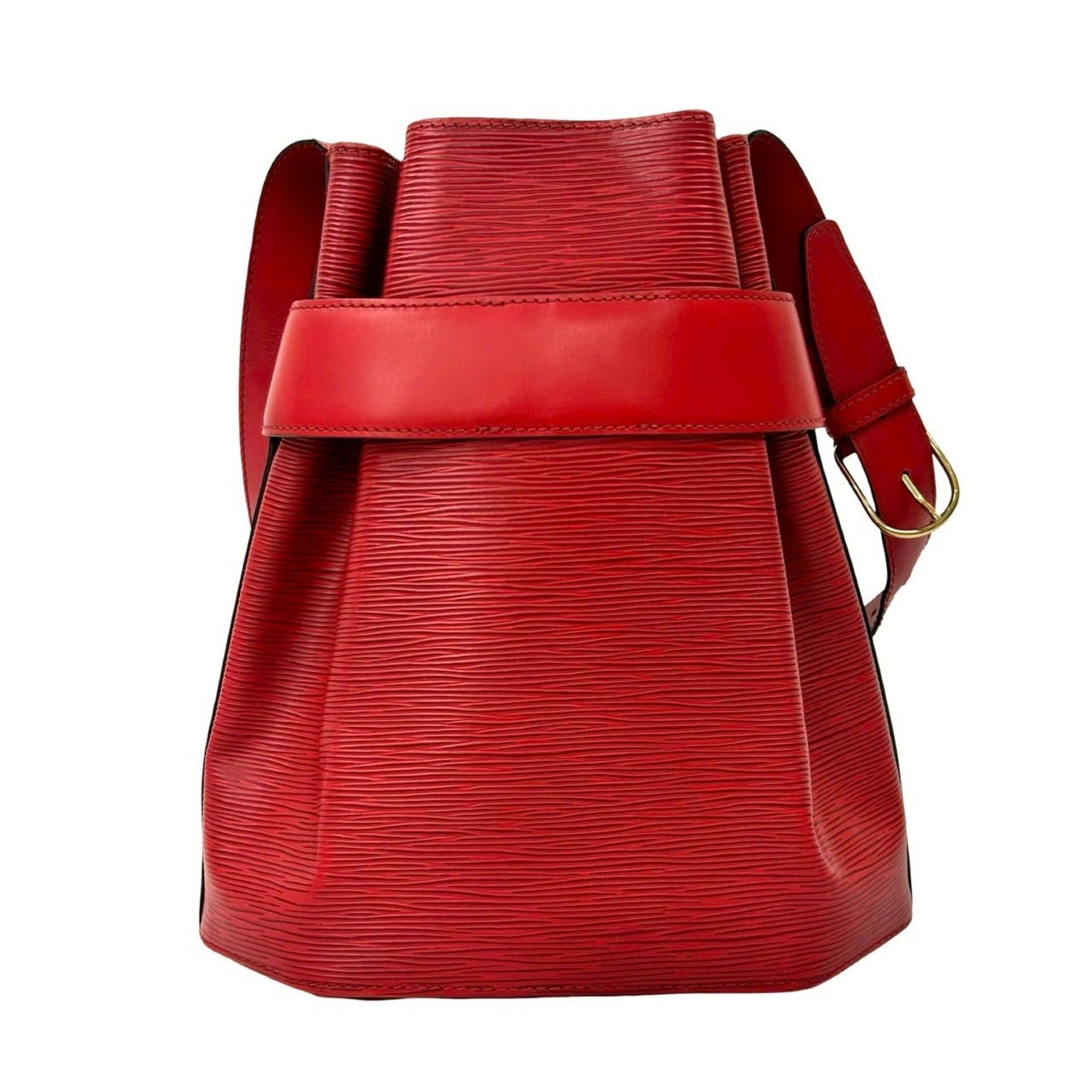 Louis Vuitton LOUIS VUITTON Sac de Paul Epi Leather Tote Bag, Red, 19204 Size ONE SIZE - 3 Thumbnail