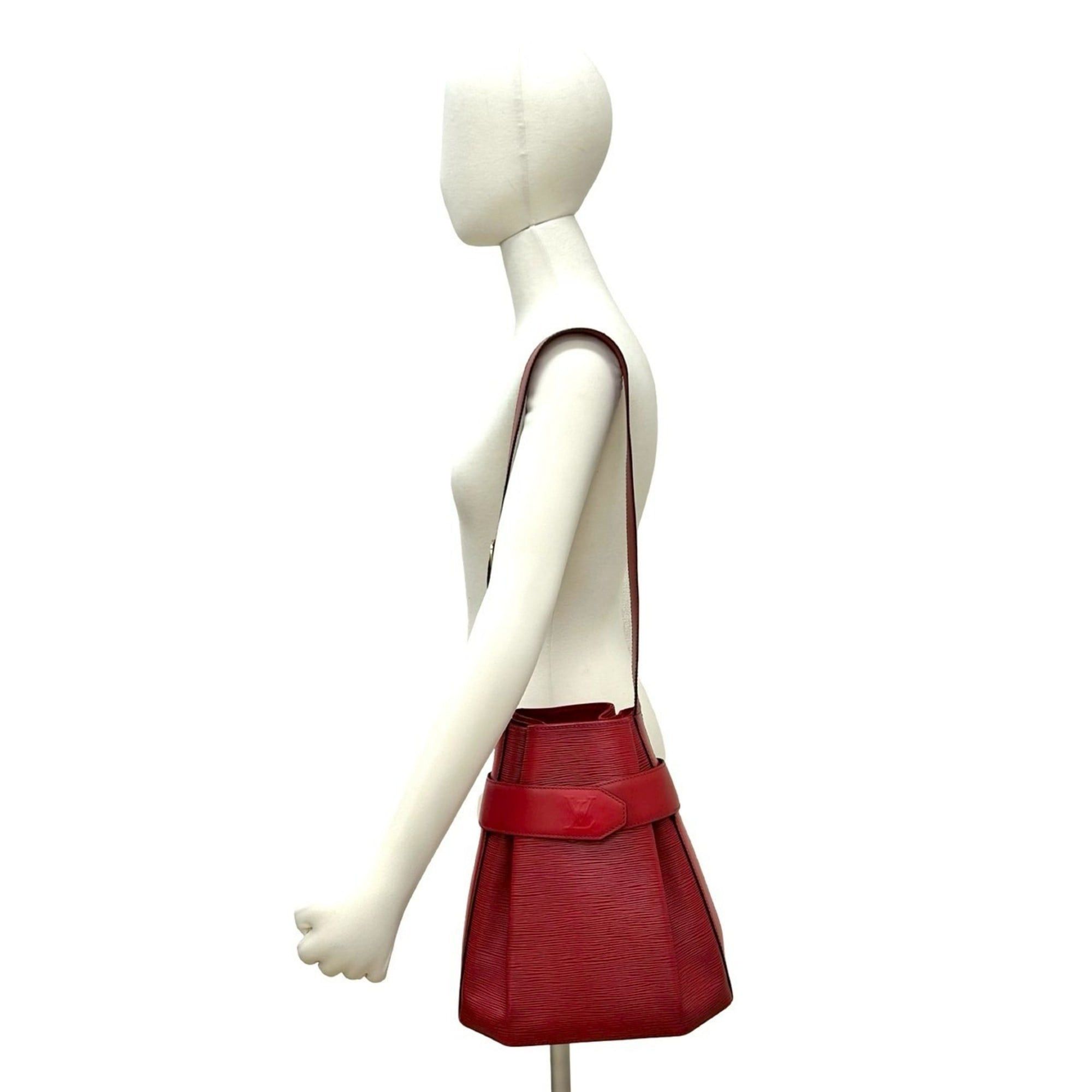 Louis Vuitton LOUIS VUITTON Sac de Paul Epi Leather Tote Bag, Red, 19204 Size ONE SIZE - 2 Thumbnail