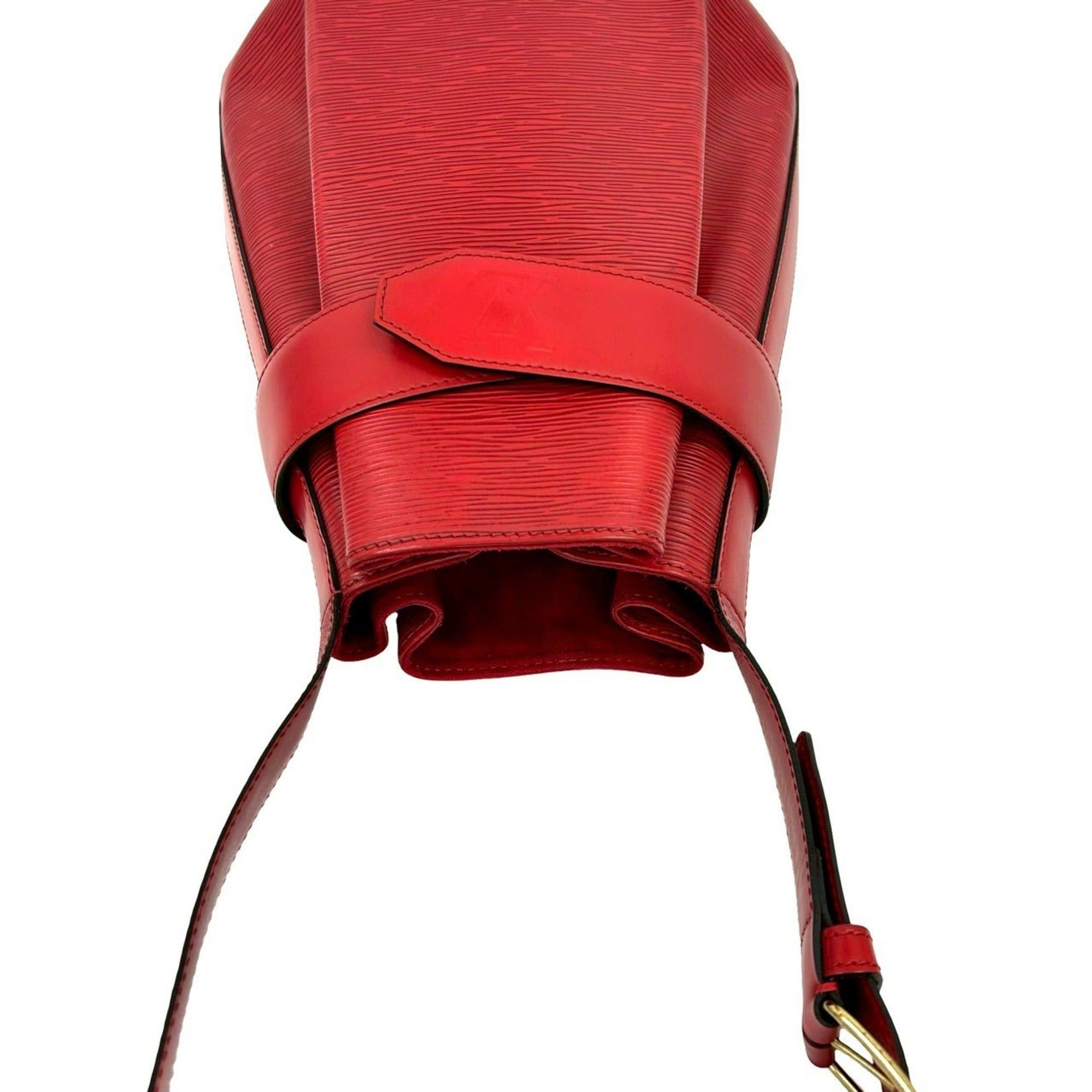 Louis Vuitton LOUIS VUITTON Sac de Paul Epi Leather Tote Bag, Red, 19204 Size ONE SIZE - 4 Thumbnail