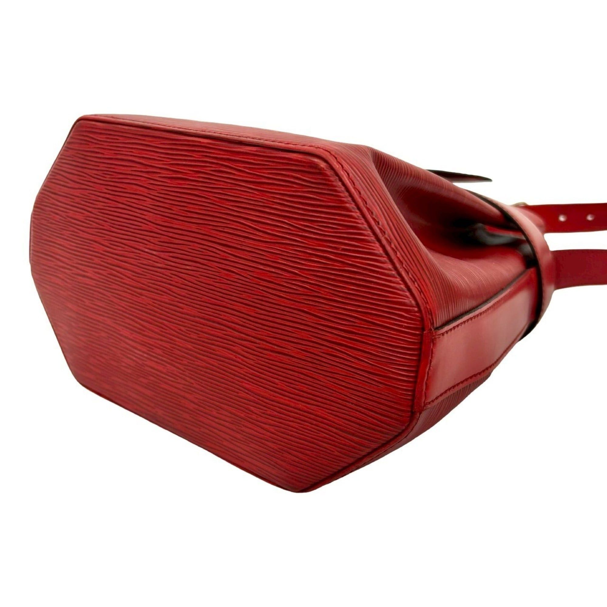 Louis Vuitton LOUIS VUITTON Sac de Paul Epi Leather Tote Bag, Red, 19204 Size ONE SIZE - 8 Thumbnail