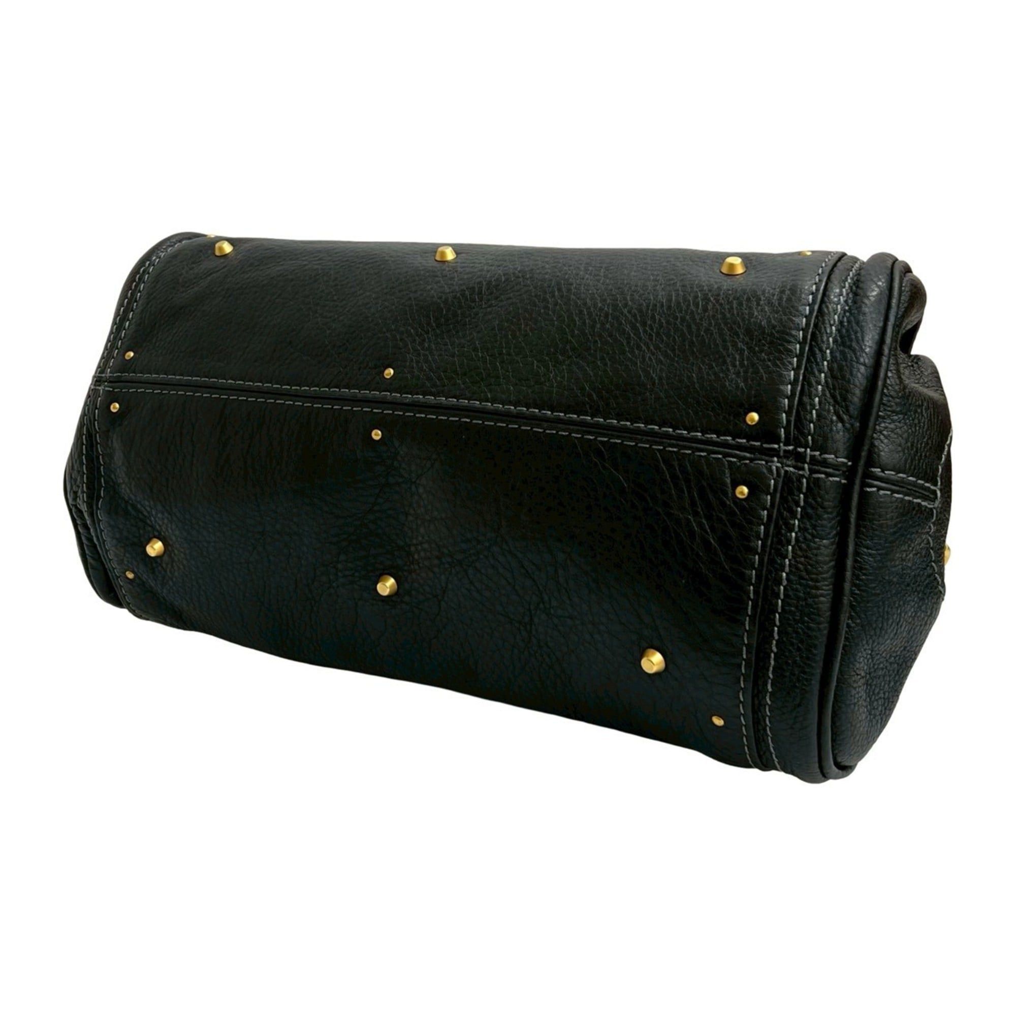 Chloe Chloé Chloe Paddington Leather Handbag, Mini Tote Bag, Boston Black, 26554 Size ONE SIZE - 8 Thumbnail